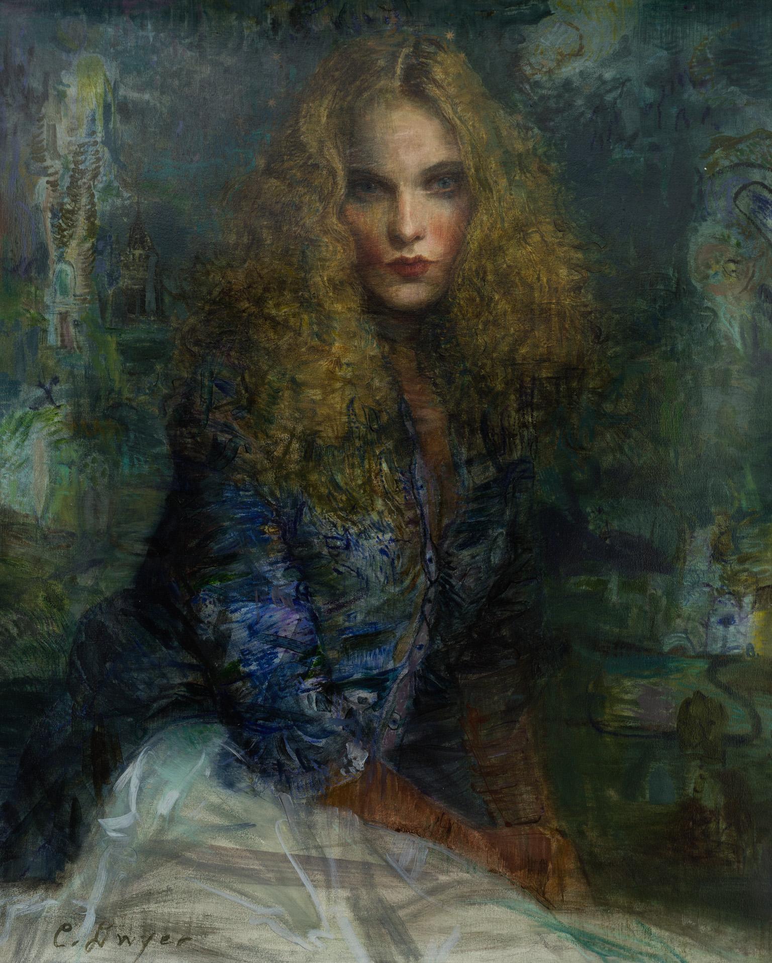 Violet - Painting by Charles Dwyer