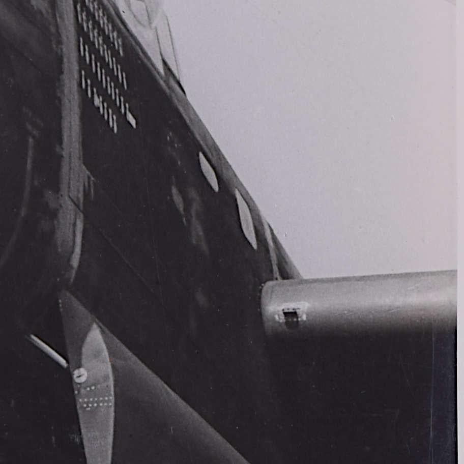 Photographie du bombardier de Lancaster, G pour George en vente 2