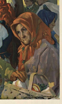 Poster d'epoca originale "Il cibo vincerà la guerra" della Prima Guerra Mondiale