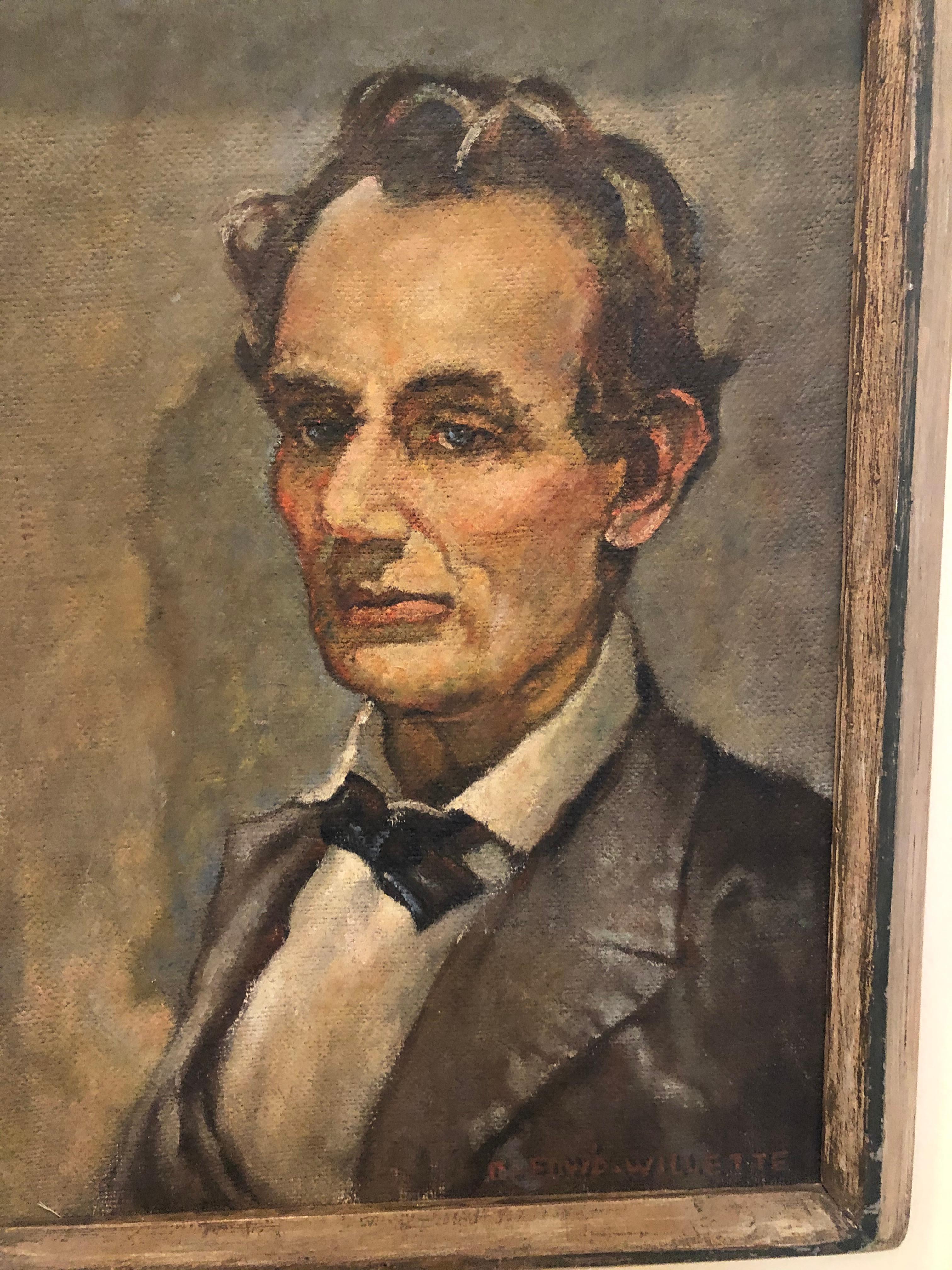 Abraham Lincoln  – Painting von Charles E. Willette