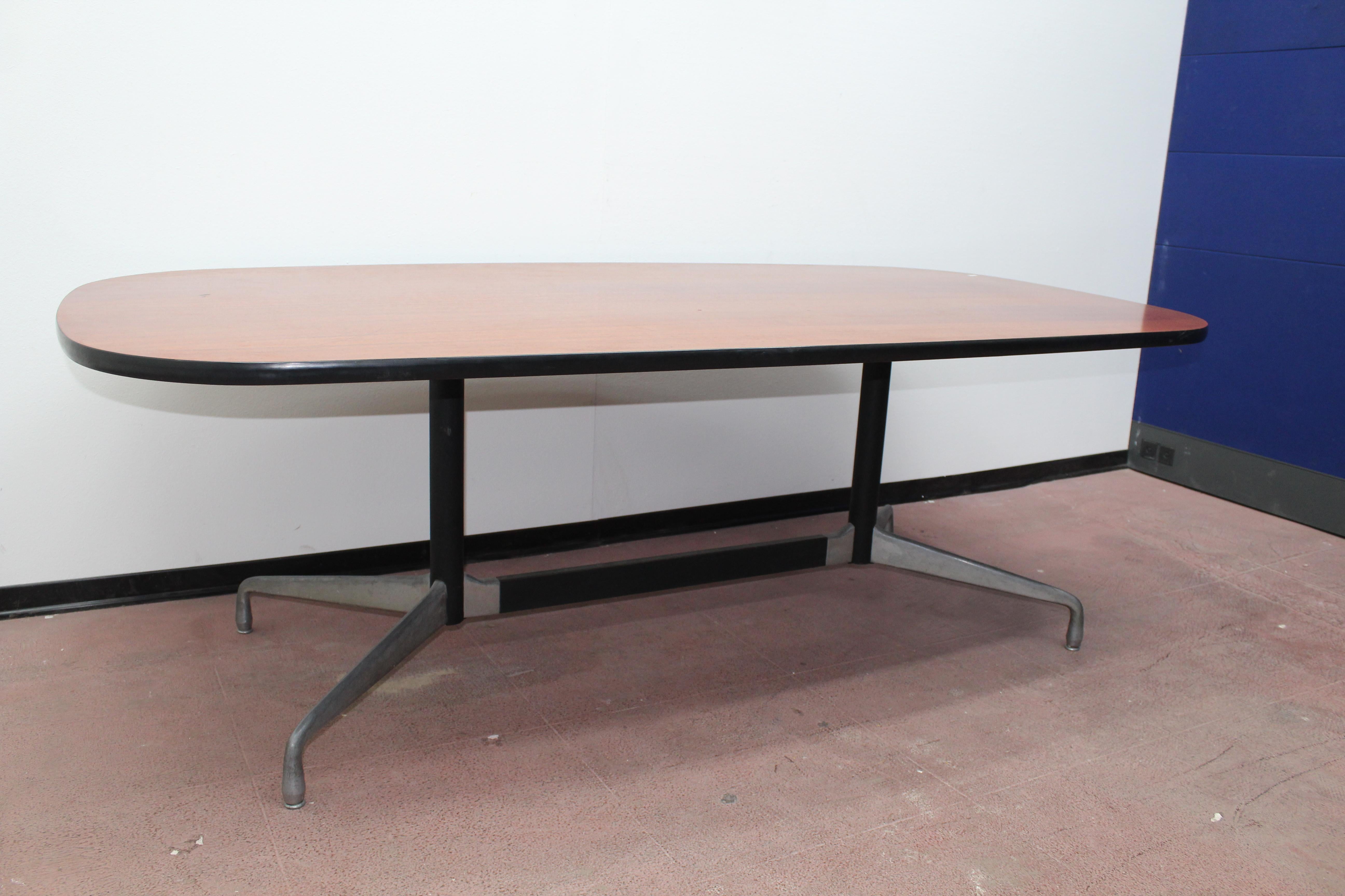 American 20th Century Modern Ashwood Conference Table Charles Eames 60s