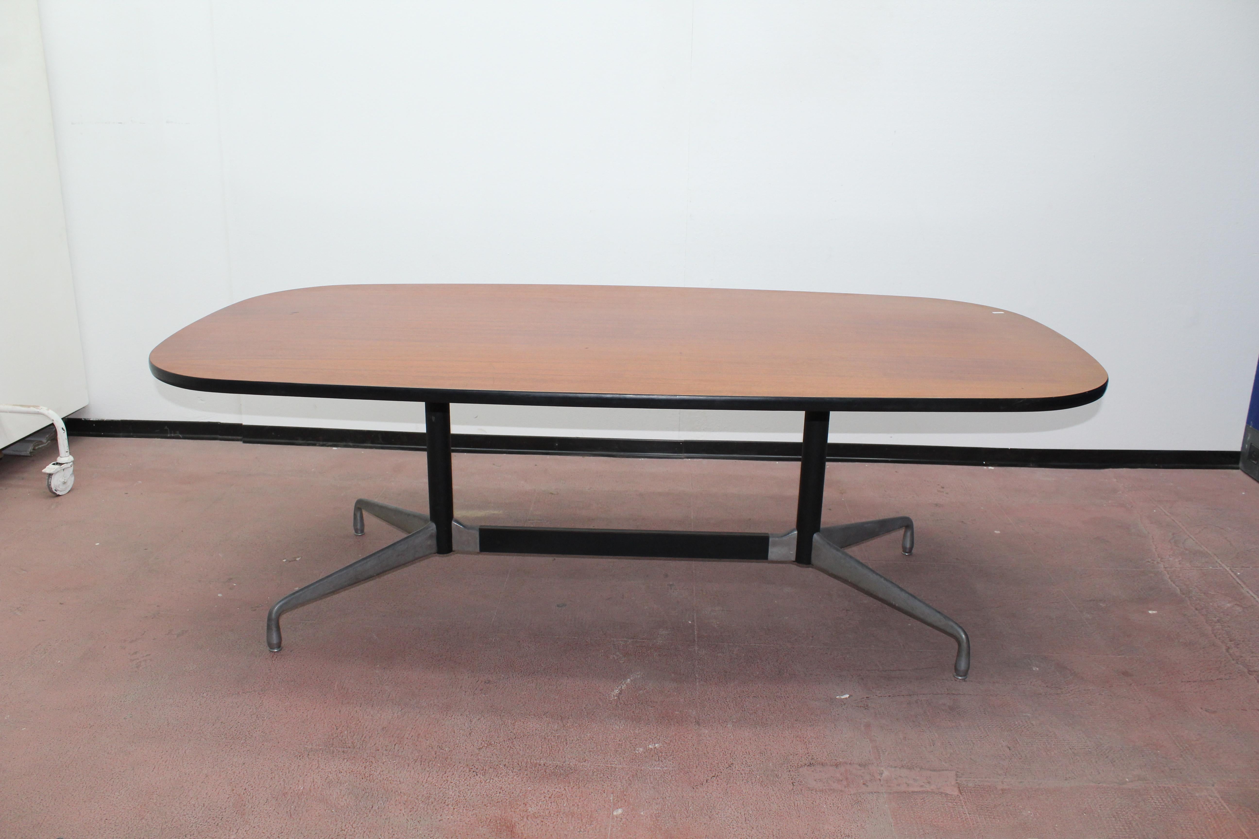 Wood 20th Century Modern Ashwood Conference Table Charles Eames 60s