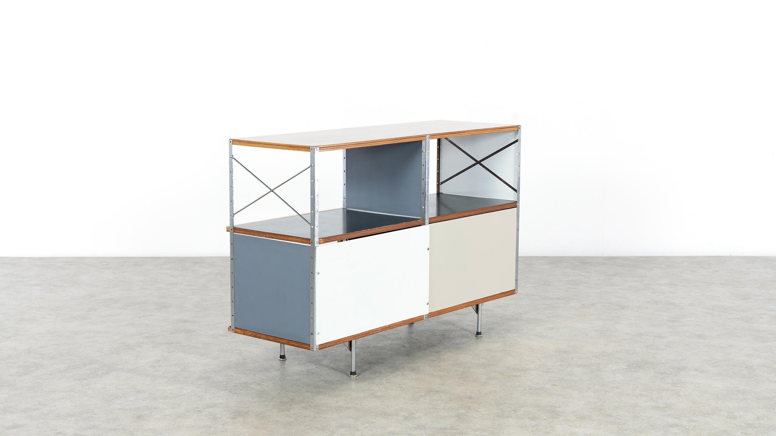 Steel Charles Eames 2nd Generation ESU 'Eames Storage Unit', 1952 by Herman Miller