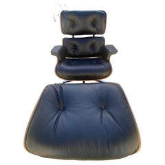 Charles Eames Black semi-grai Lounge Chair
Ottoman, Herman Miller, 2010