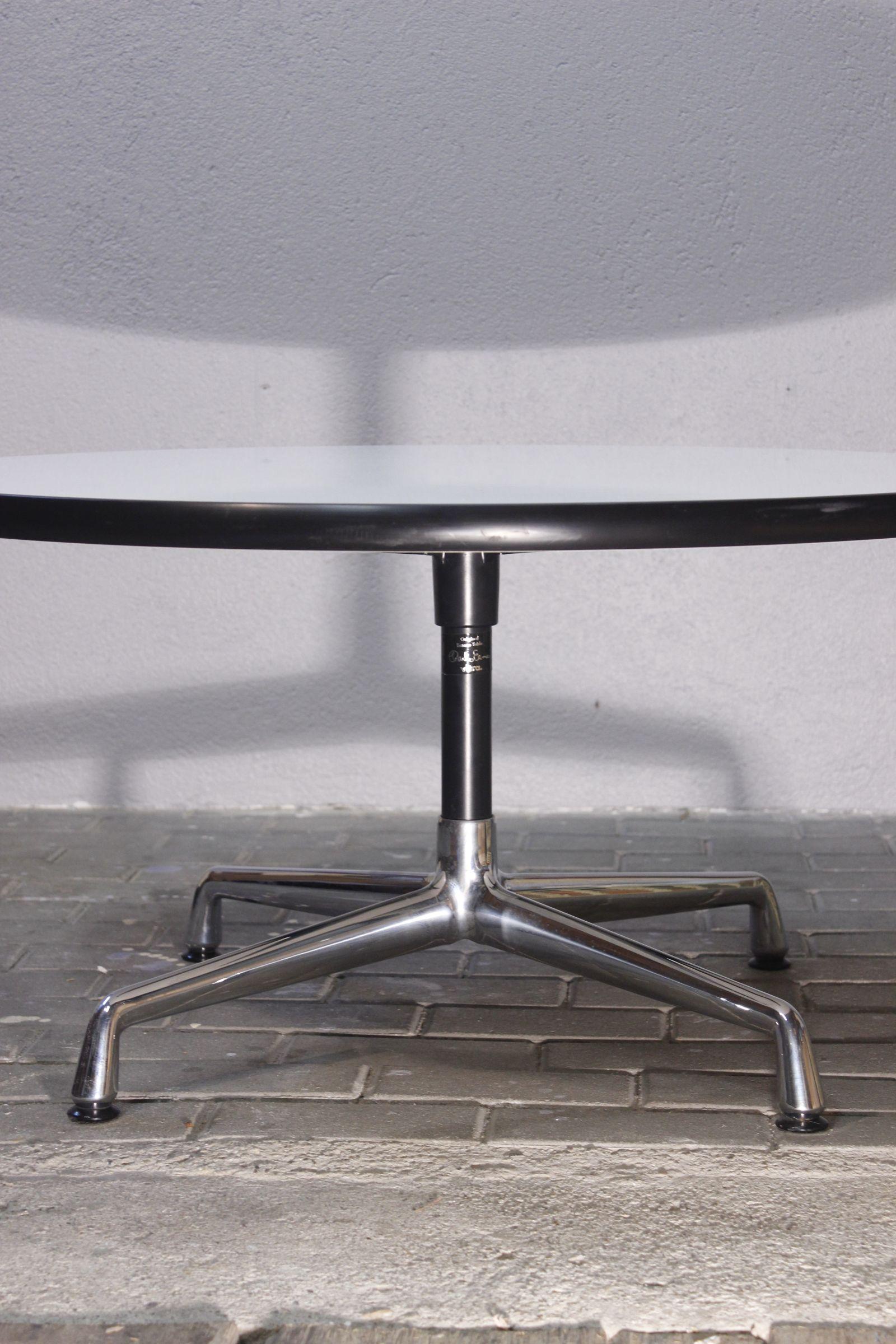 German Charles Eames coffee table melamine top Vitra 1980s