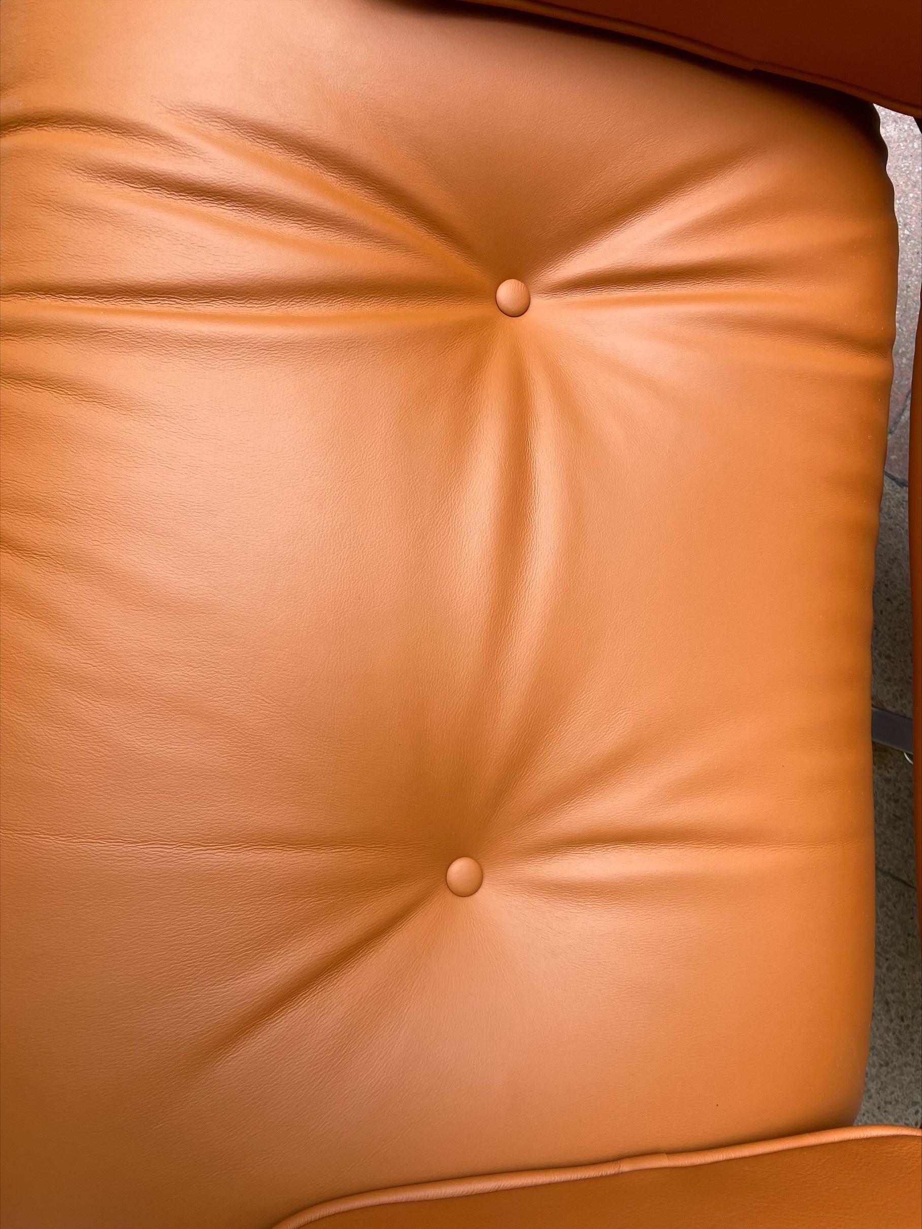 North American Charles Eames Cognac Lounge Chair & Ottoman, Herman Miller, 2011