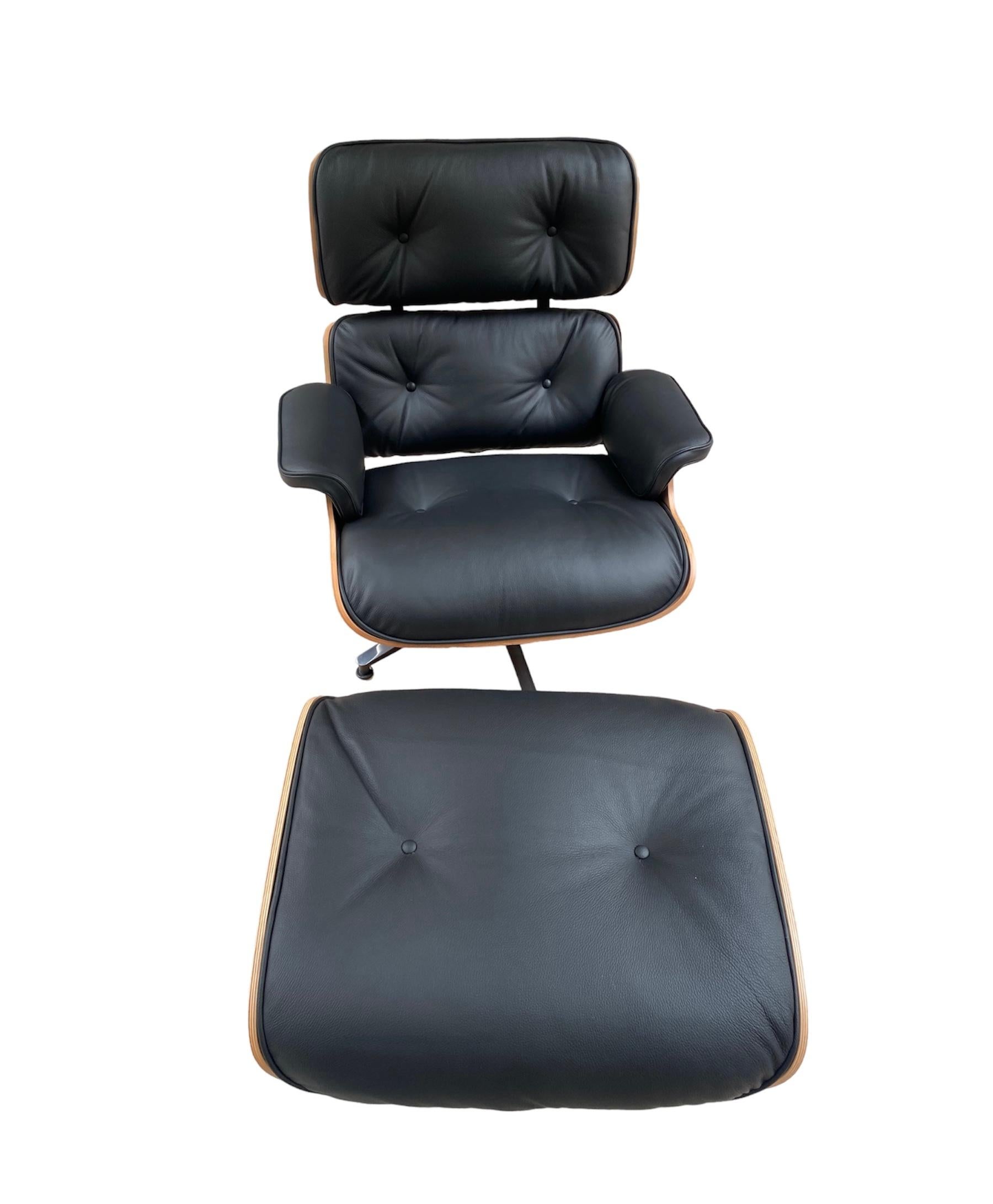 Charles Eames Dark Brown Lounge Chair & Ottoman, Herman Miller, 2009 6