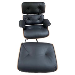 Charles Eames Dark Brown Lounge Chair & Ottoman, Herman Miller, 2009