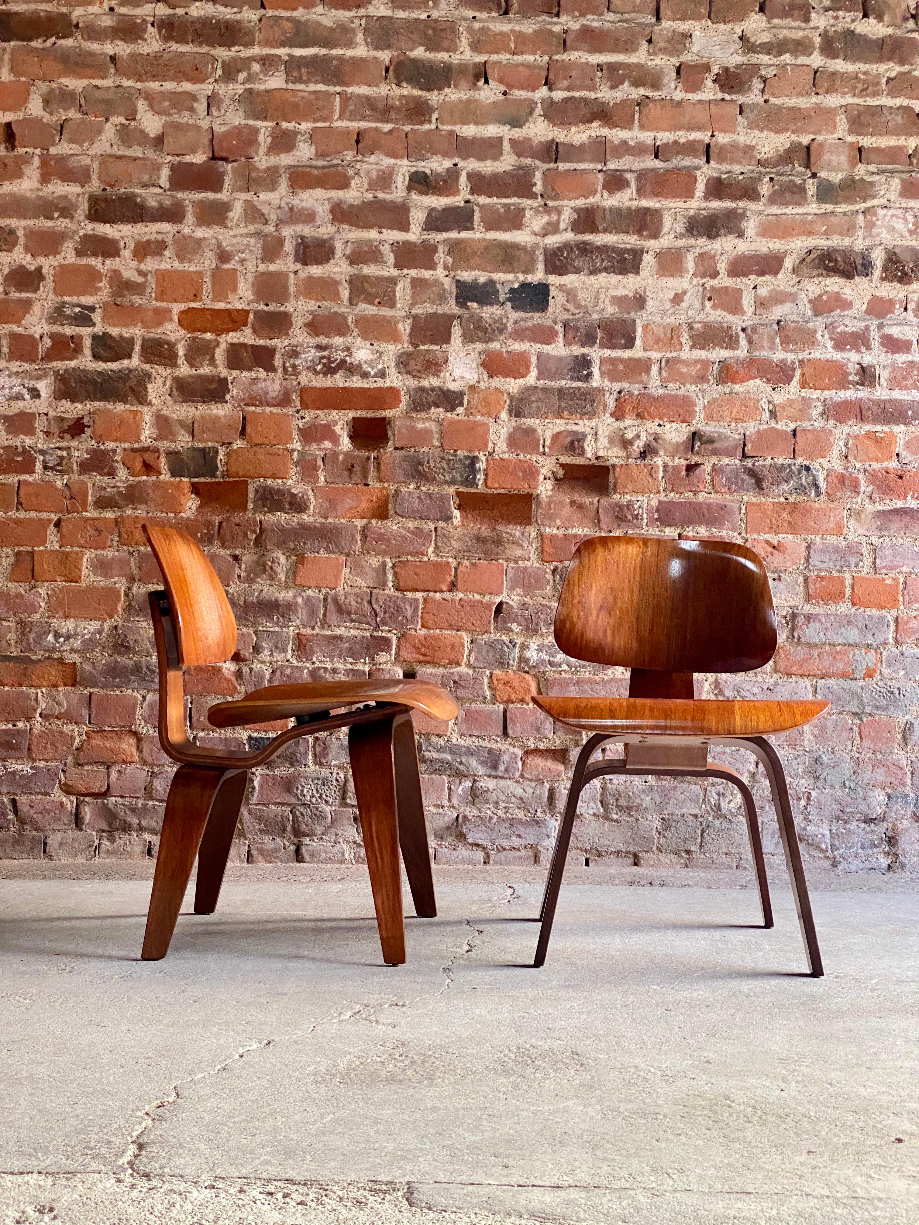 Mid-20th Century Charles Eames DCW Dining Chairs by Herman Miller, circa 1950