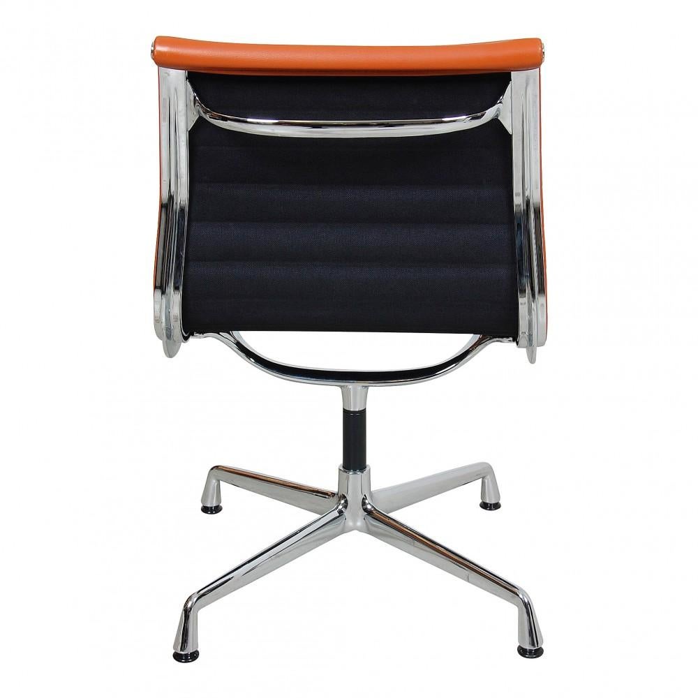 Mid-20th Century Charles Eames Ea-105 Chair with Cognac Leather