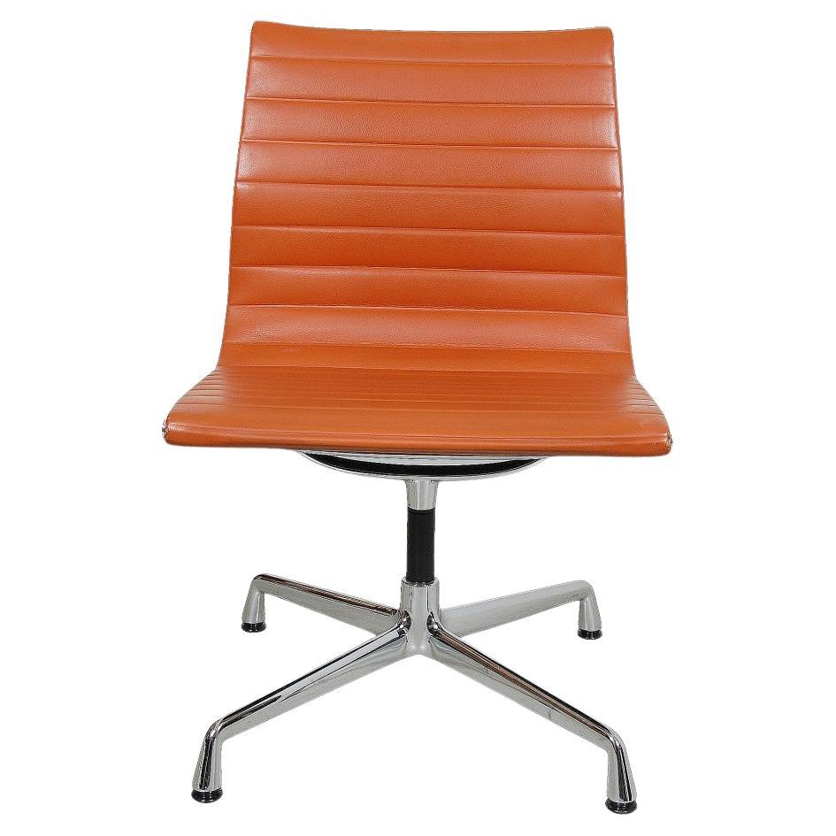 Charles Eames Ea-105 Chair with Cognac Leather