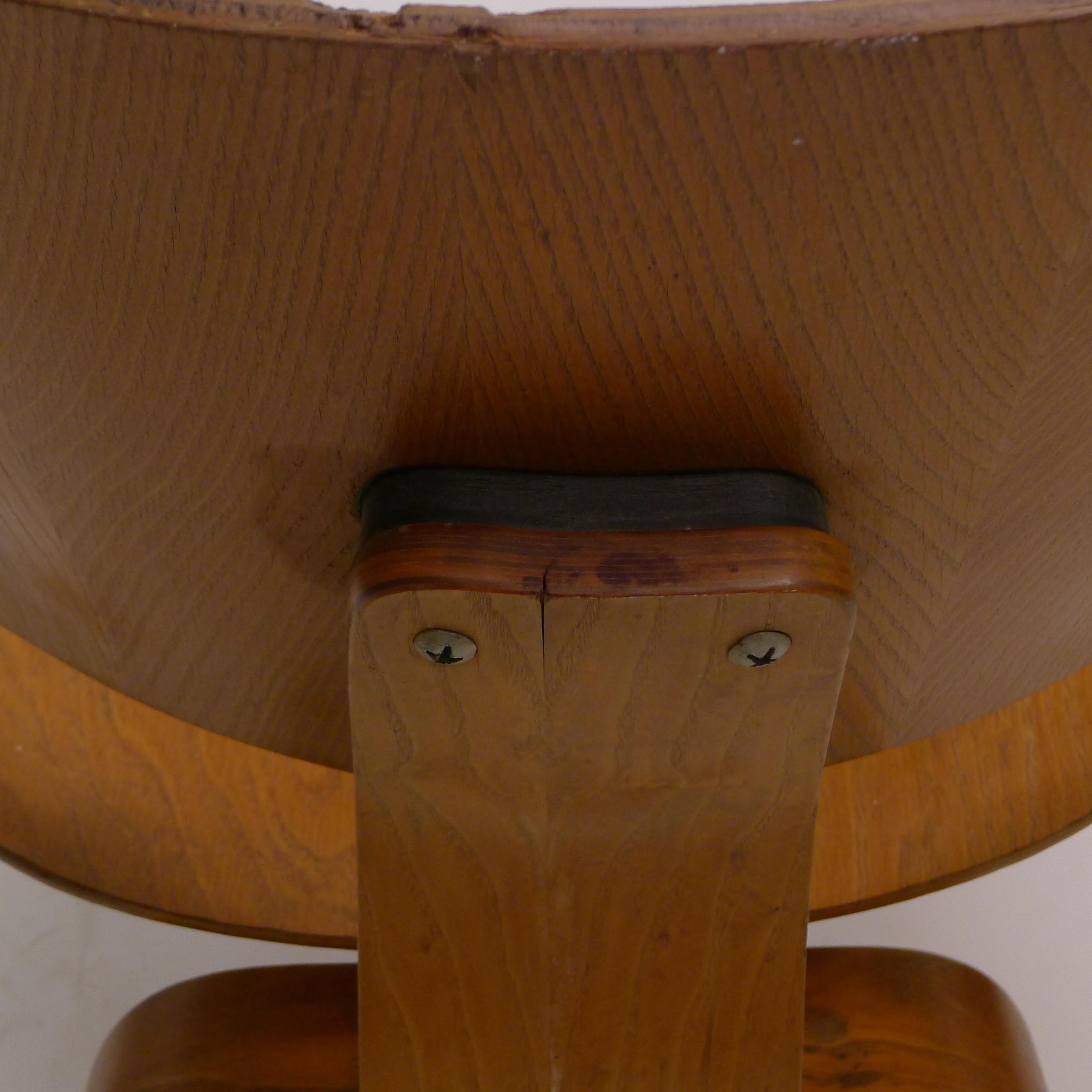 Charles Eames, early original LCW chair, ash plywood, Evans production, 1948 in vendita 3