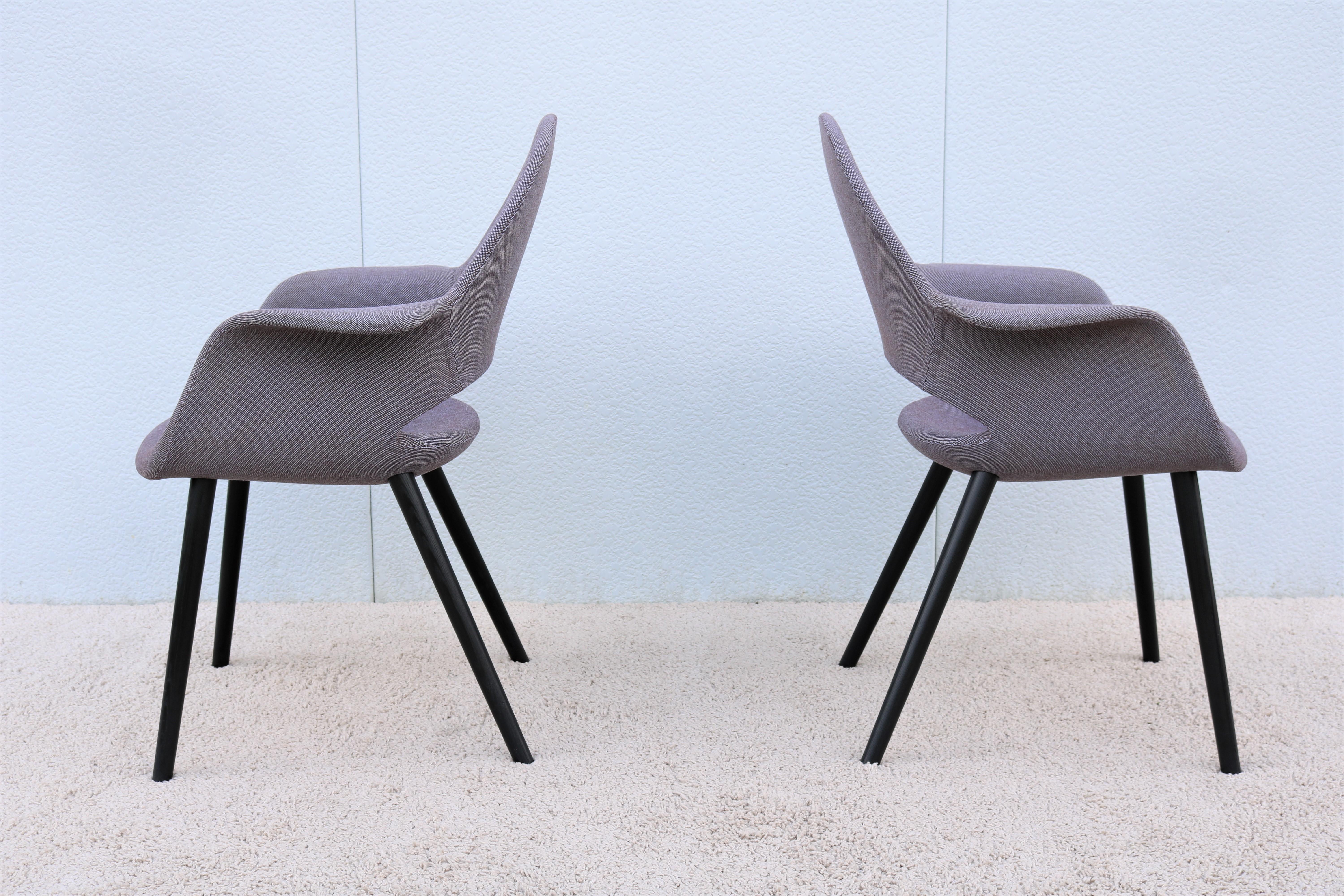 Laminated Charles Eames & Eero Saarinen for Vitra 1940 Organic Conference Chairs, a Pair