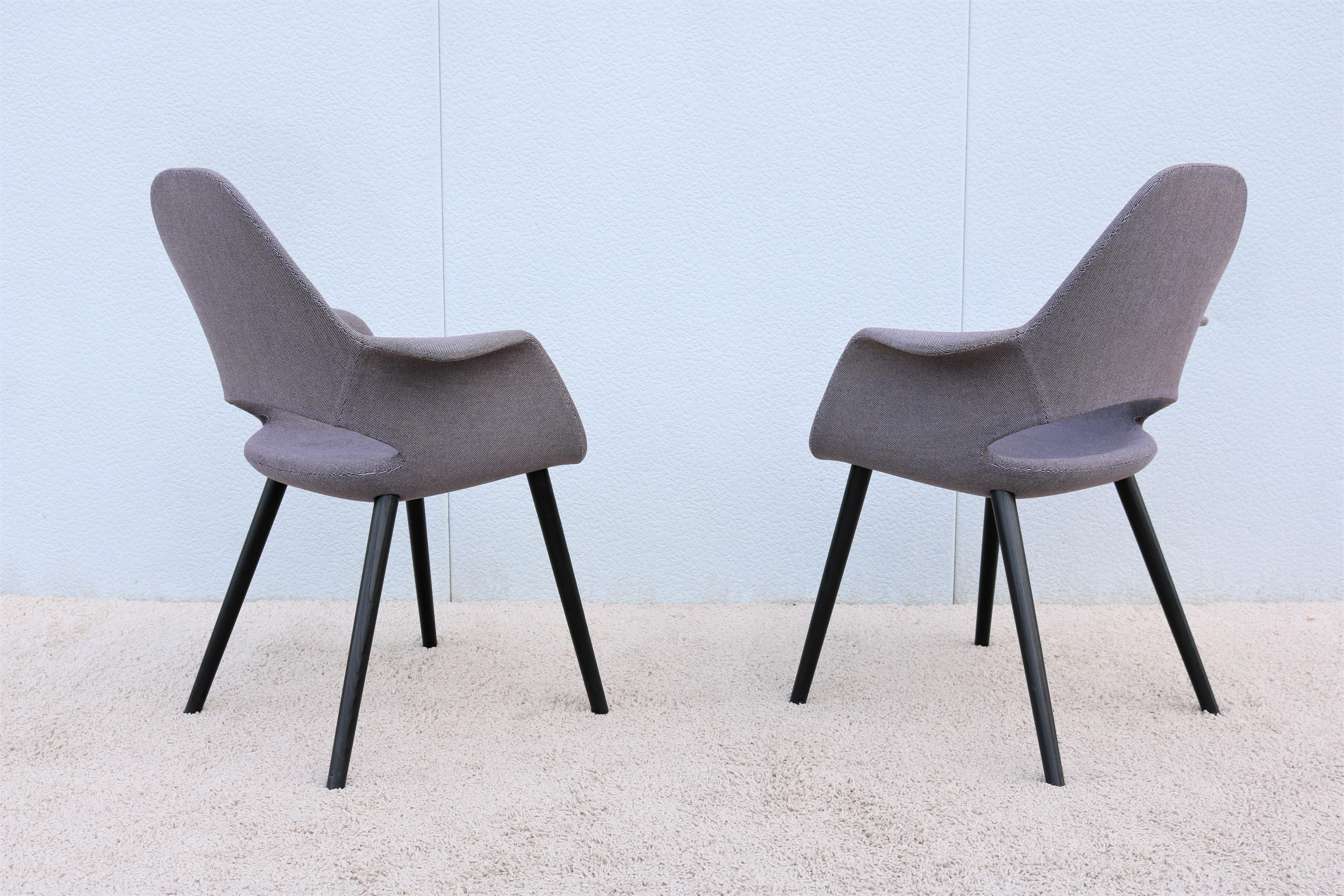 Contemporary Charles Eames & Eero Saarinen for Vitra 1940 Organic Conference Chairs, a Pair