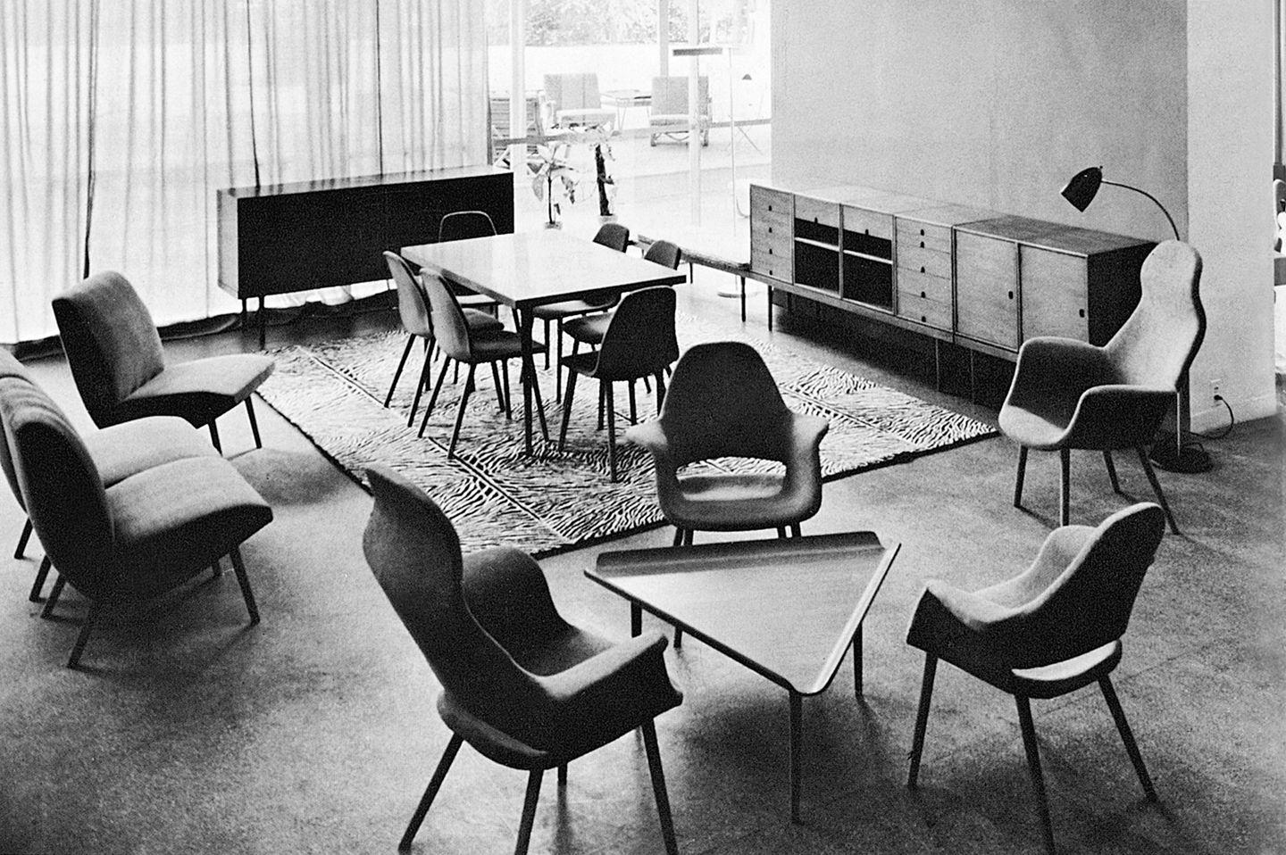 Charles Eames & Eero Saarinen “Organic Chair” Model No. A3501, 1950, USA For Sale 4