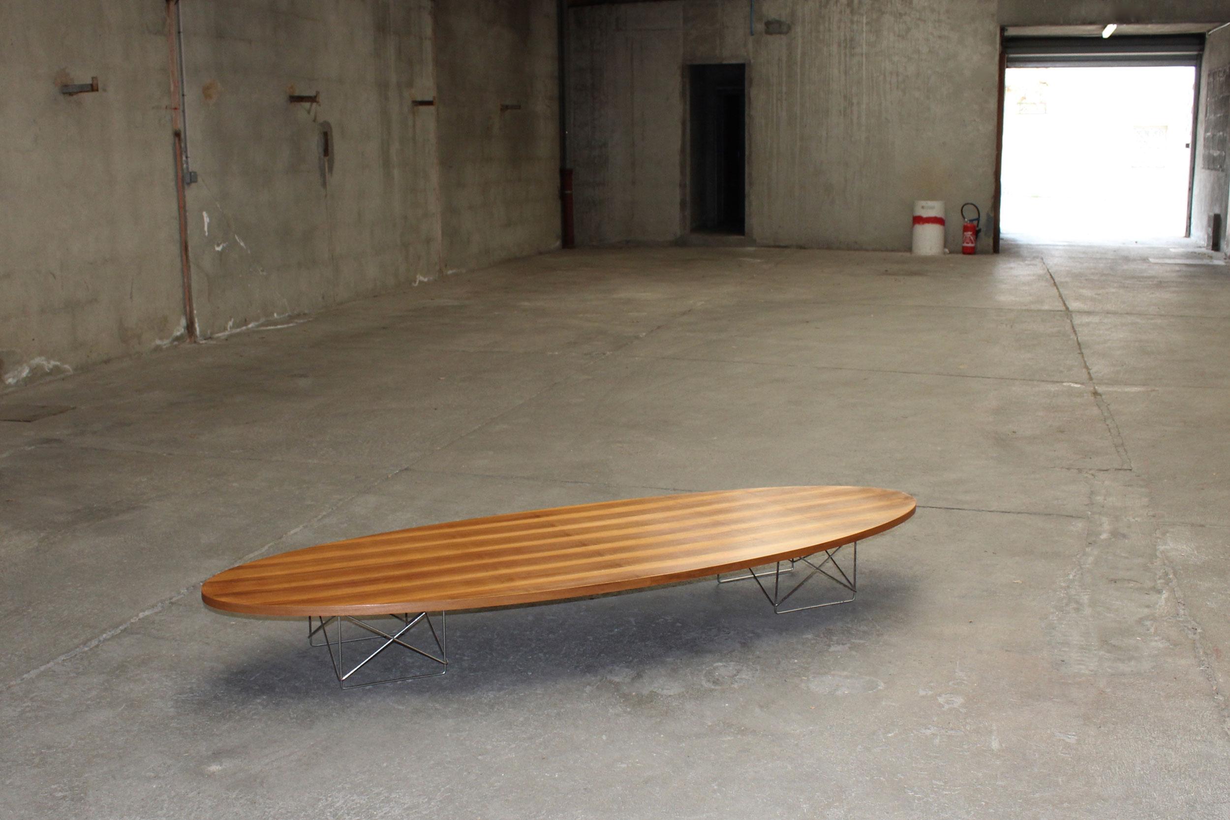 Mid-Century Modern Charles Eames ETR Surfboard Table Herman Miller USA, 1951