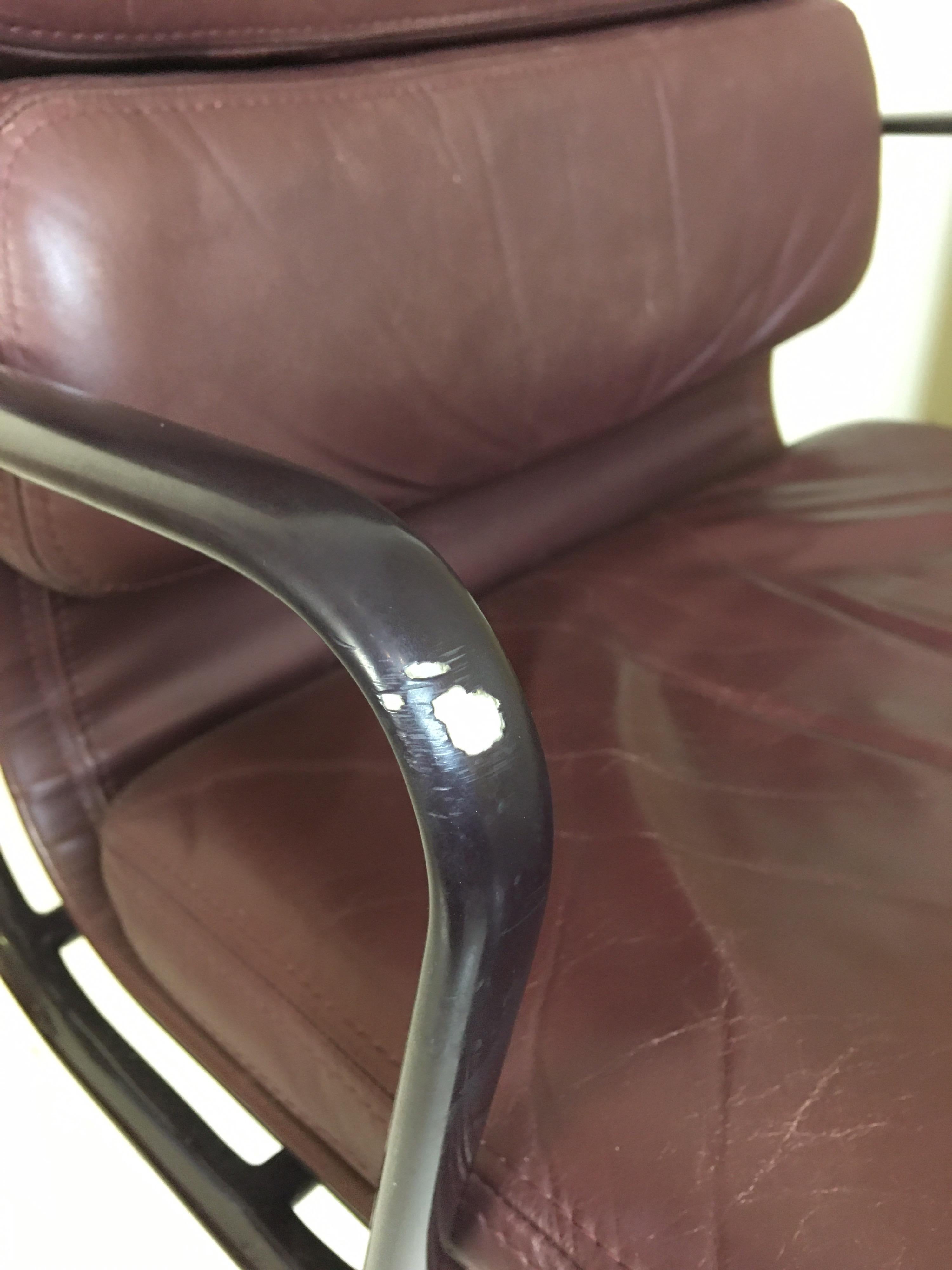 Mid-20th Century Charles Eames for Herman Miller Leather Soft Pad Chair