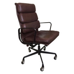 Charles Eames for Herman Miller Leather Soft Pad Chair