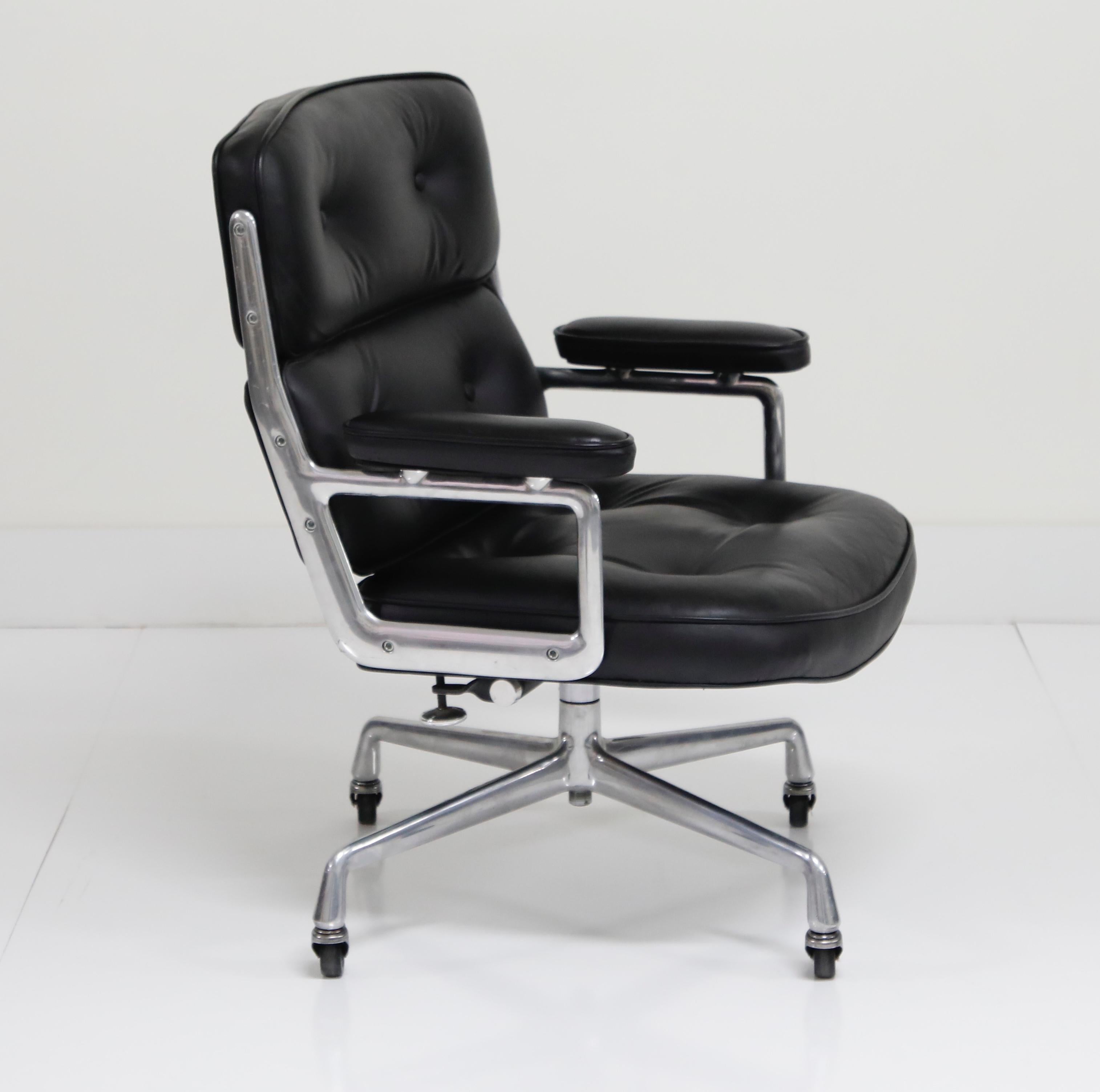 Charles Eames for Herman Miller Leather Time Life Executive Chair, 1975, Signed 4