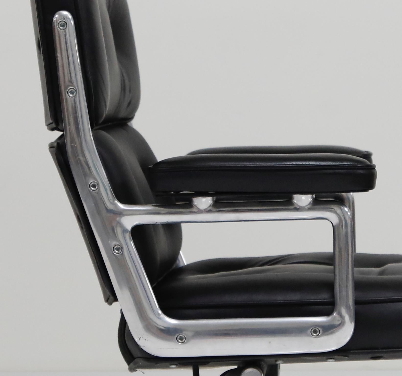 Charles Eames for Herman Miller Leather Time Life Executive Chair, 1975, Signed 6
