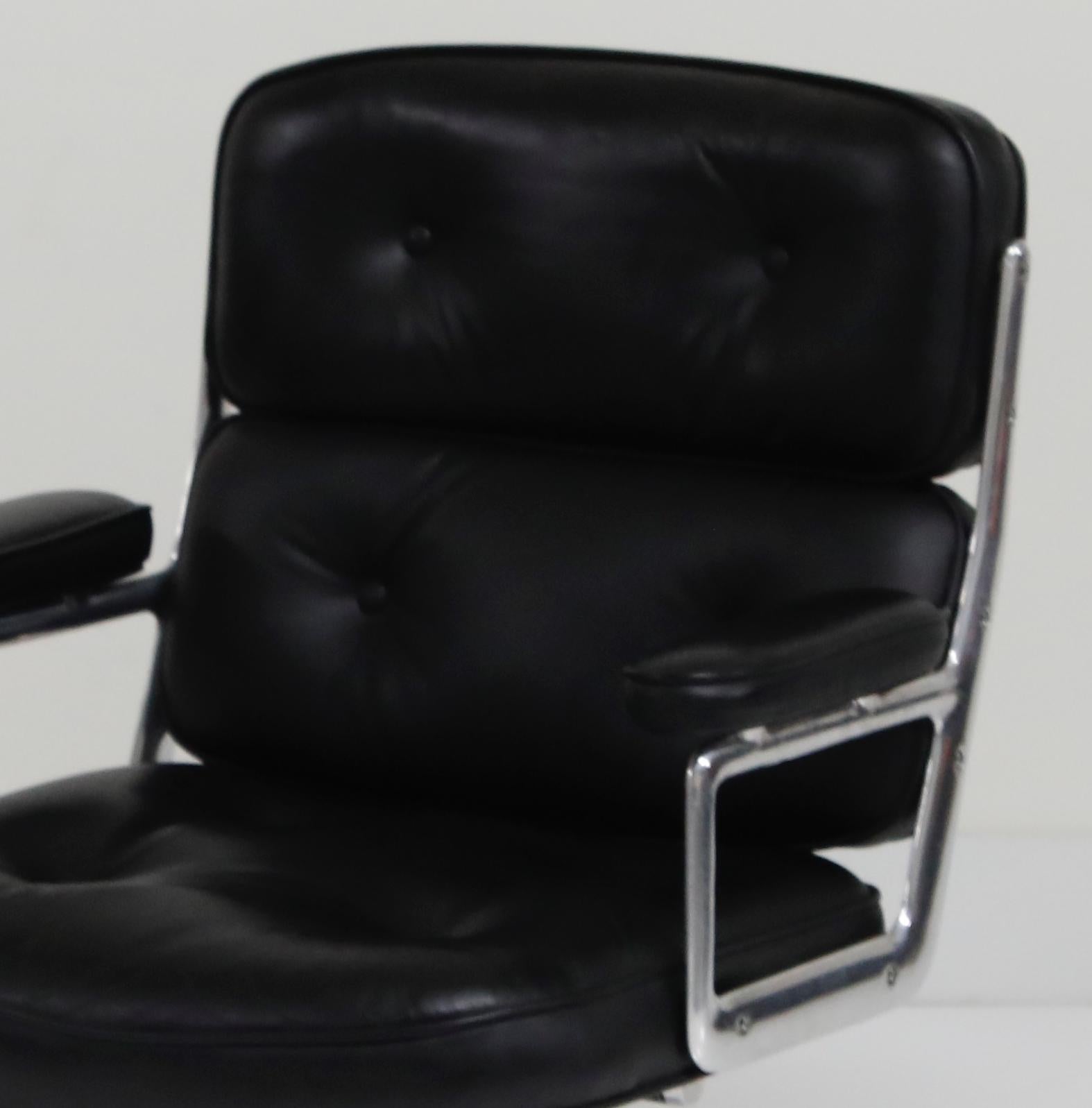 Charles Eames for Herman Miller Leather Time Life Executive Chair, 1975, Signed 7