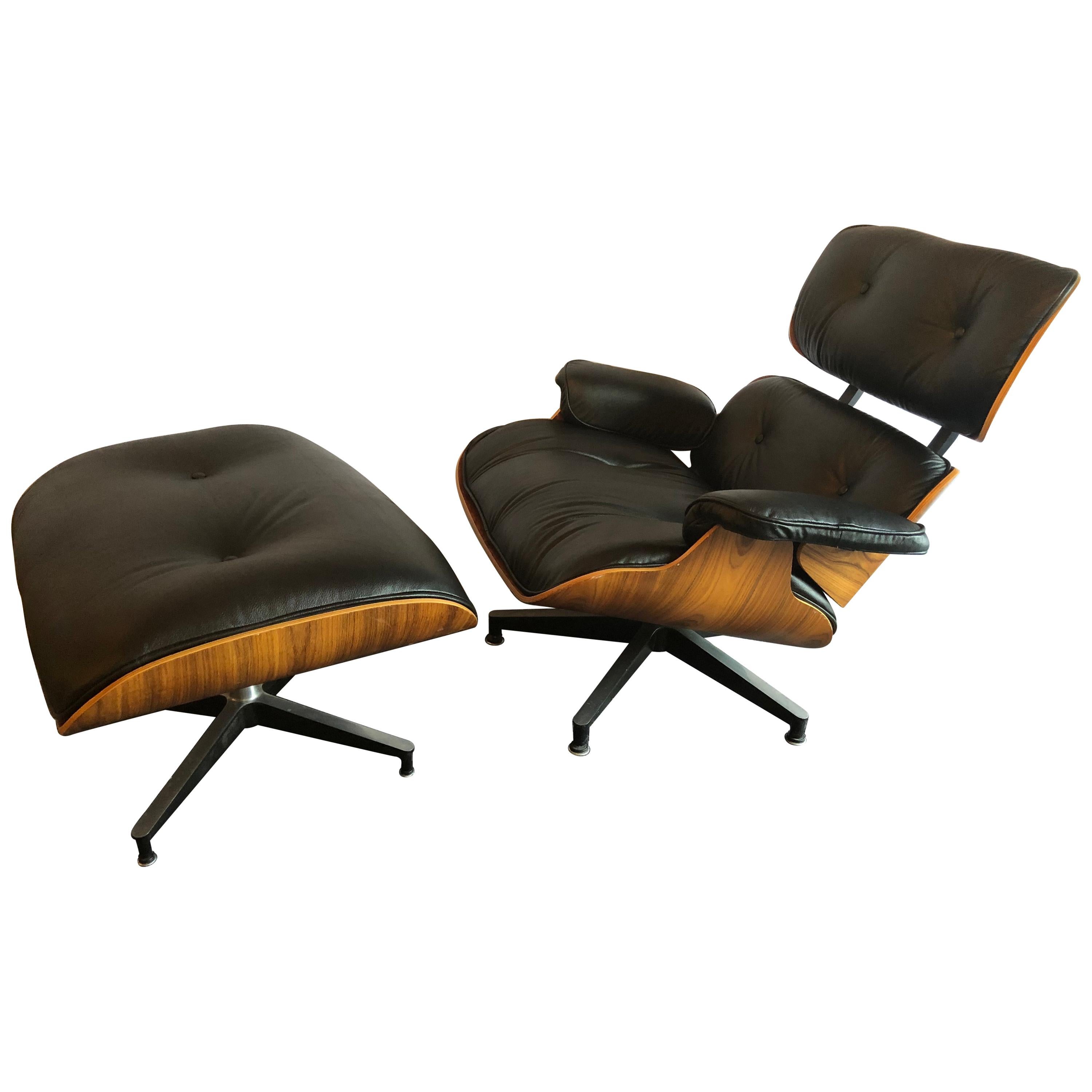 Charles Eames for Herman Miller Lounge Chair And Ottoman New Fine Leather