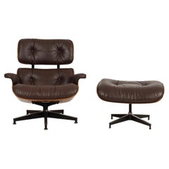 Charles Eames per Herman Miller Rosewood 670/671 Lounge Chair e Ottoman, 1960