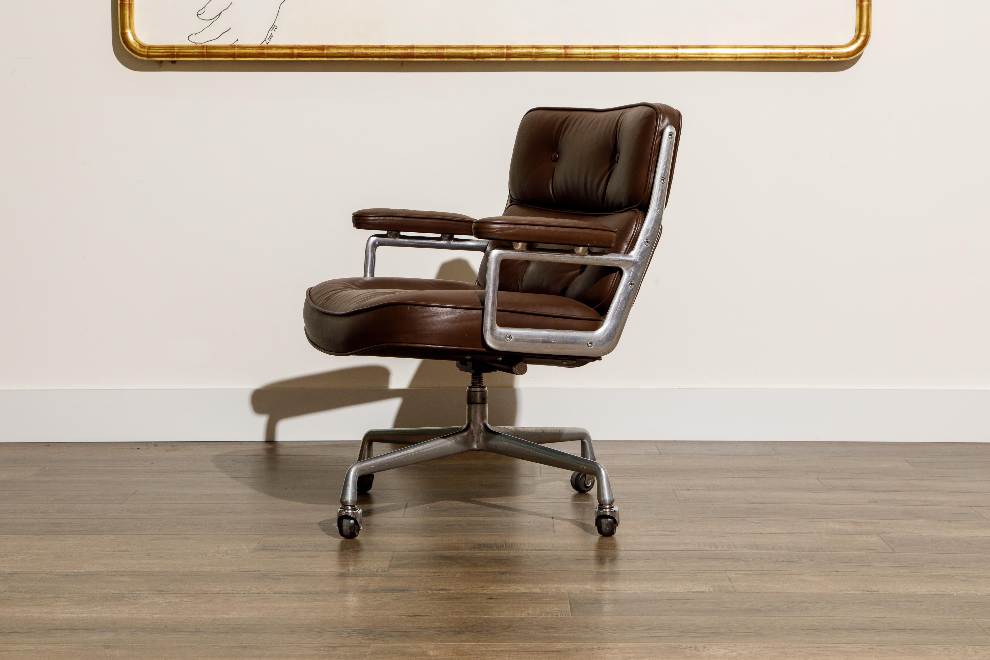 Late 20th Century Charles Eames for Herman Miller 'Time Life Lobby' Desk Chair 1976, Signed