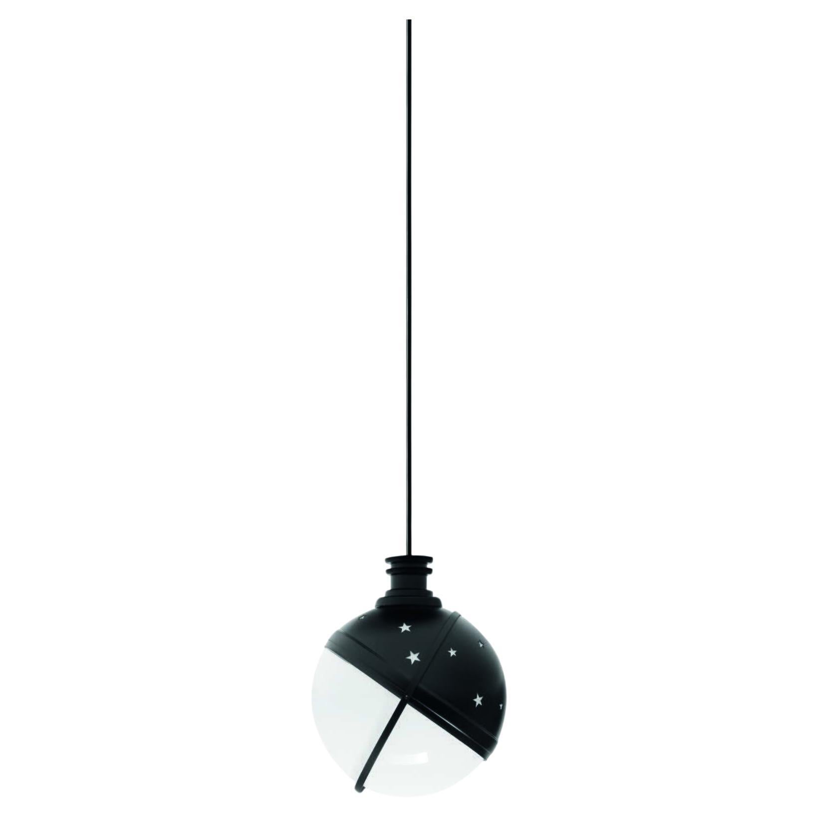 Charles Eames Helena Black Pendant Lamp Small Version by Cassina