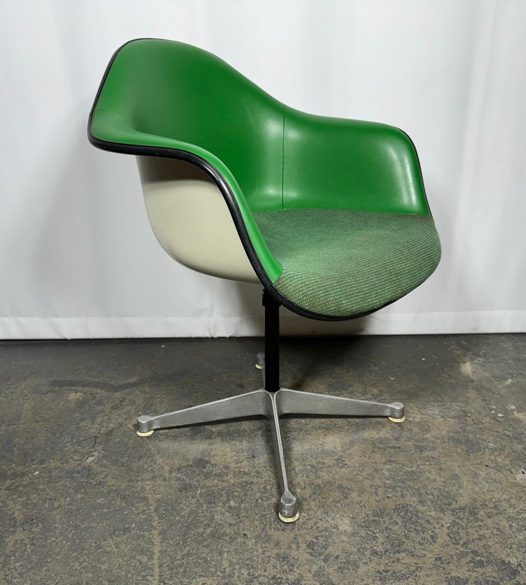 Charles Eames / Herman Miller / Girard Padded Arm Shell Swivel