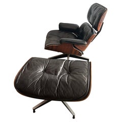 Charles Eames Herman Miller Lounge Chair and Ottoman, 1960's
