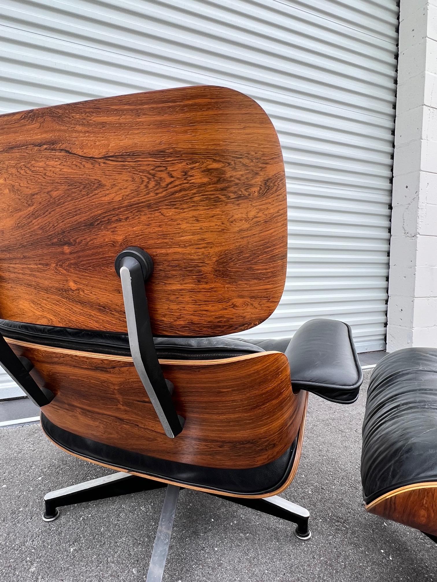 Charles Eames Herman Miller Lounge Chair and Ottoman, 1976 8