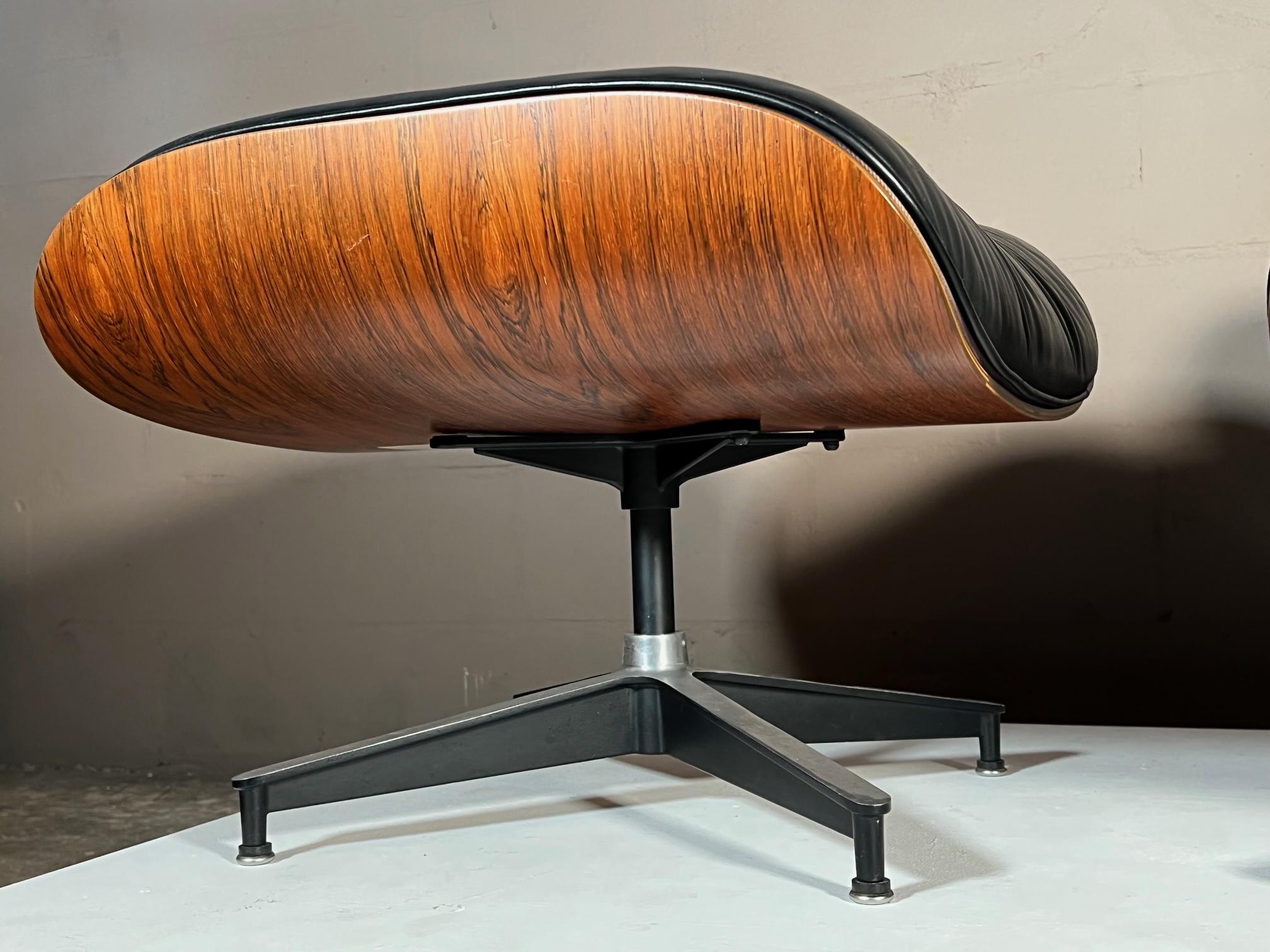 Charles Eames Herman Miller Lounge Chair and Ottoman, 1976 9