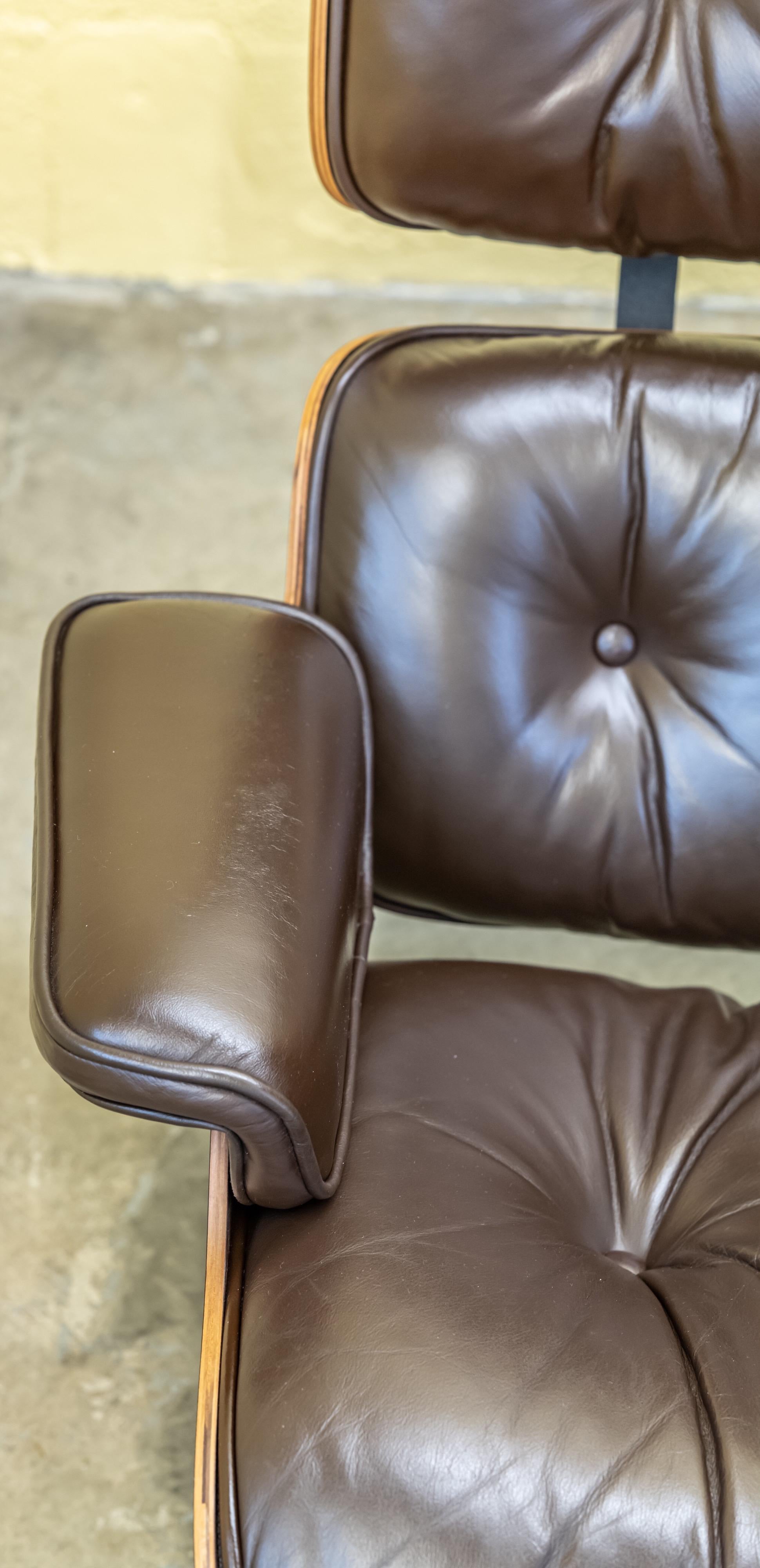 Charles Eames Herman Miller Lounge Chair and Ottoman, 1980 5
