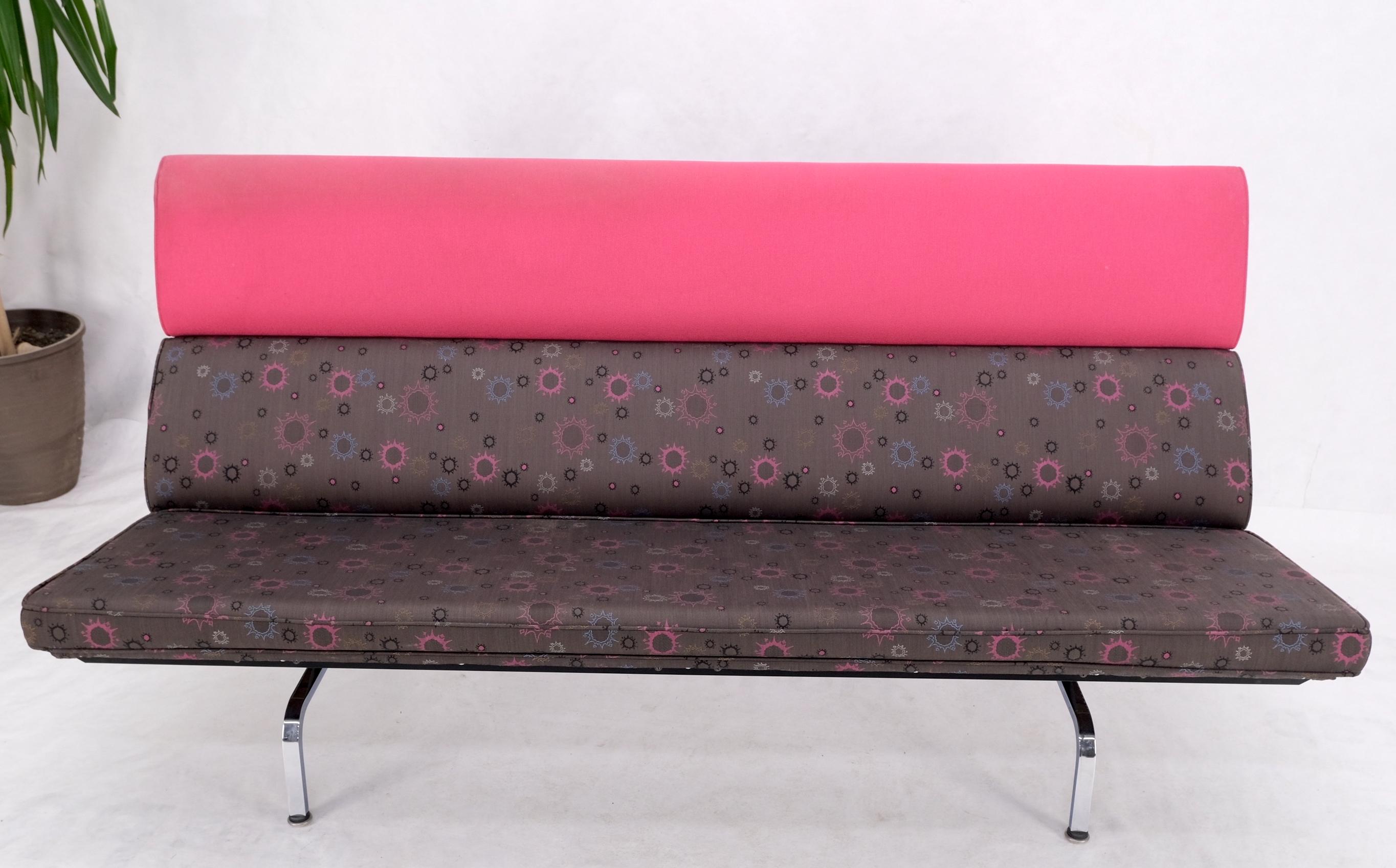 Charles Eames Herman Miller Modernes mehrfarbiges kompaktes Sofa Loveseat, Mid-Century Modern im Angebot 7