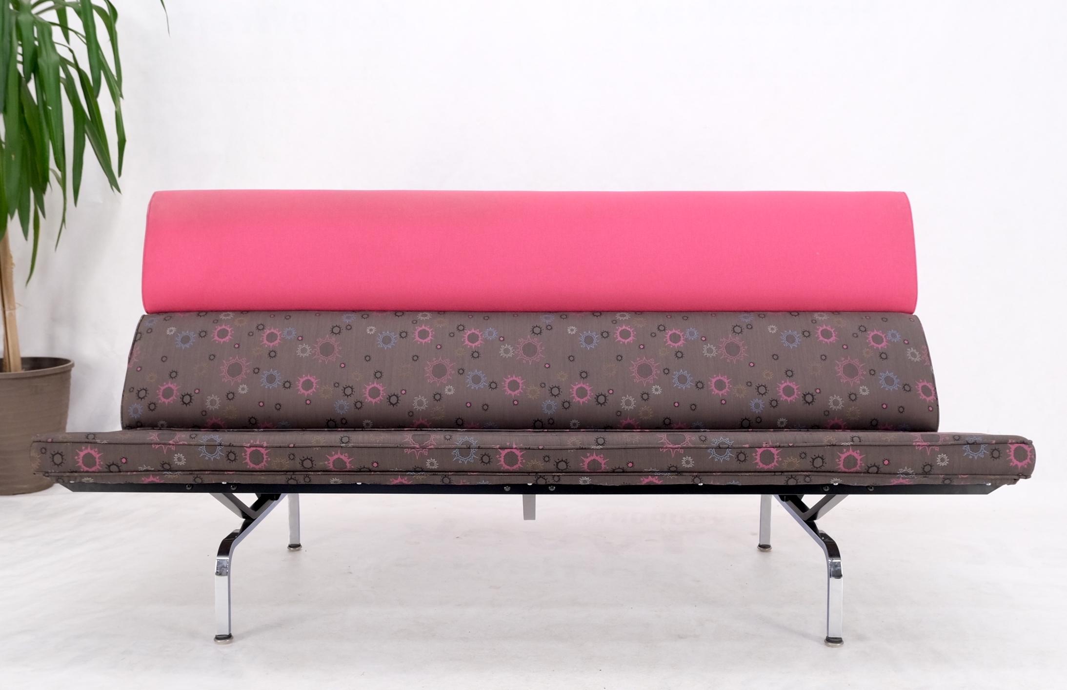 Charles Eames Herman Miller Modernes mehrfarbiges kompaktes Sofa Loveseat, Mid-Century Modern im Angebot 9