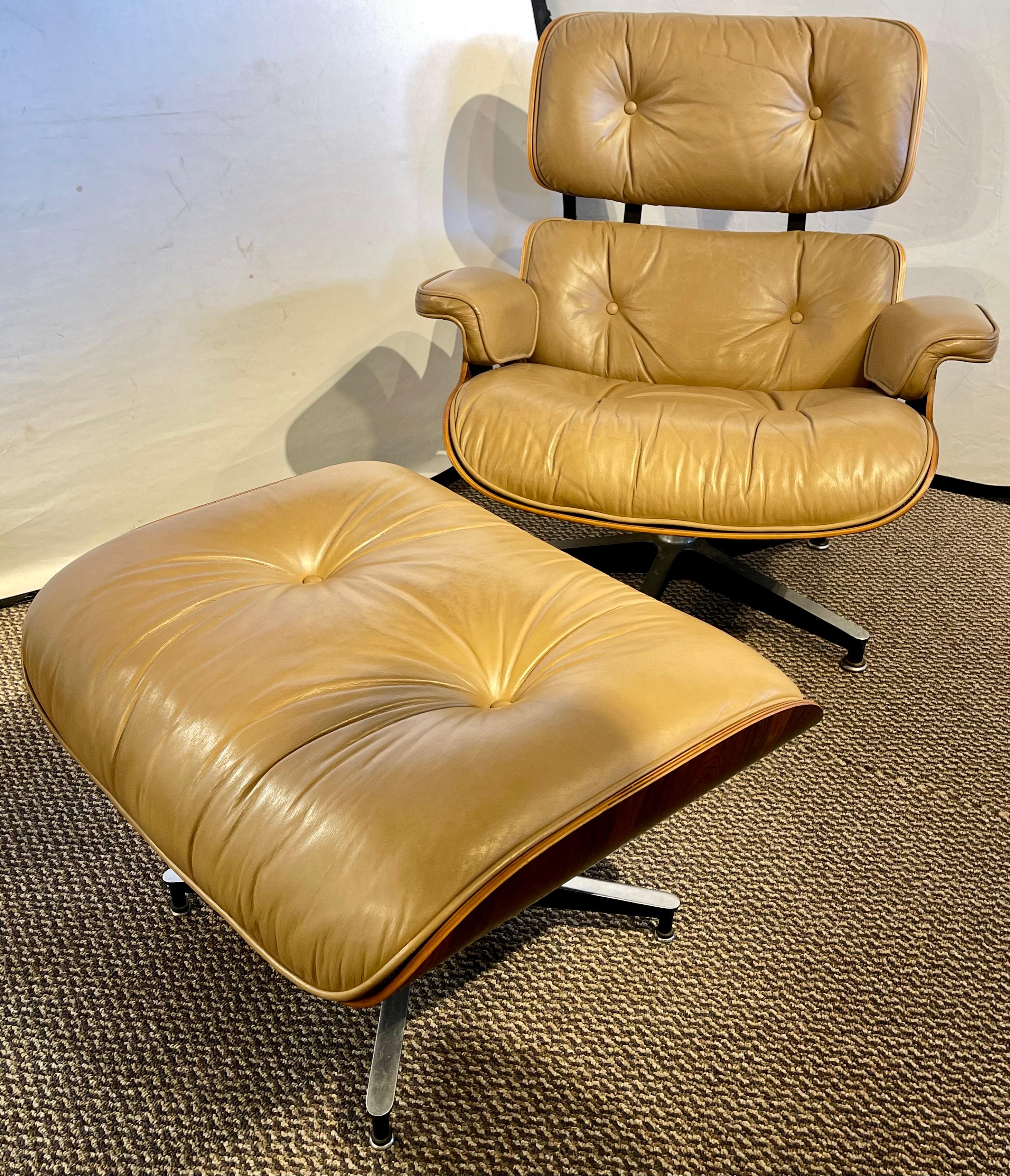 Charles Eames, Herman Miller Midcentury Chair and Ottoman 3