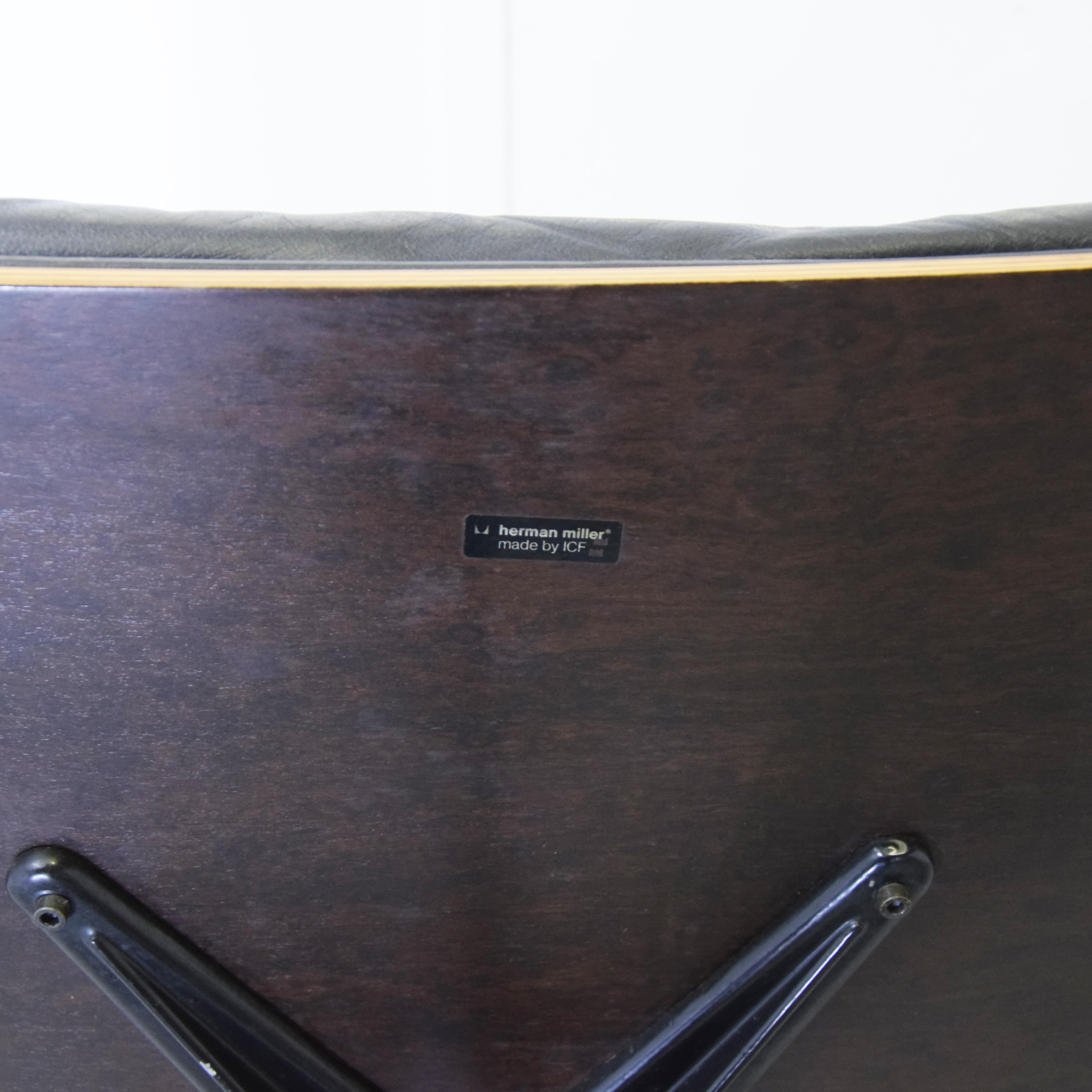 Charles Eames lounge chair for Herman Miller 1970s. (first production ) For Sale 4