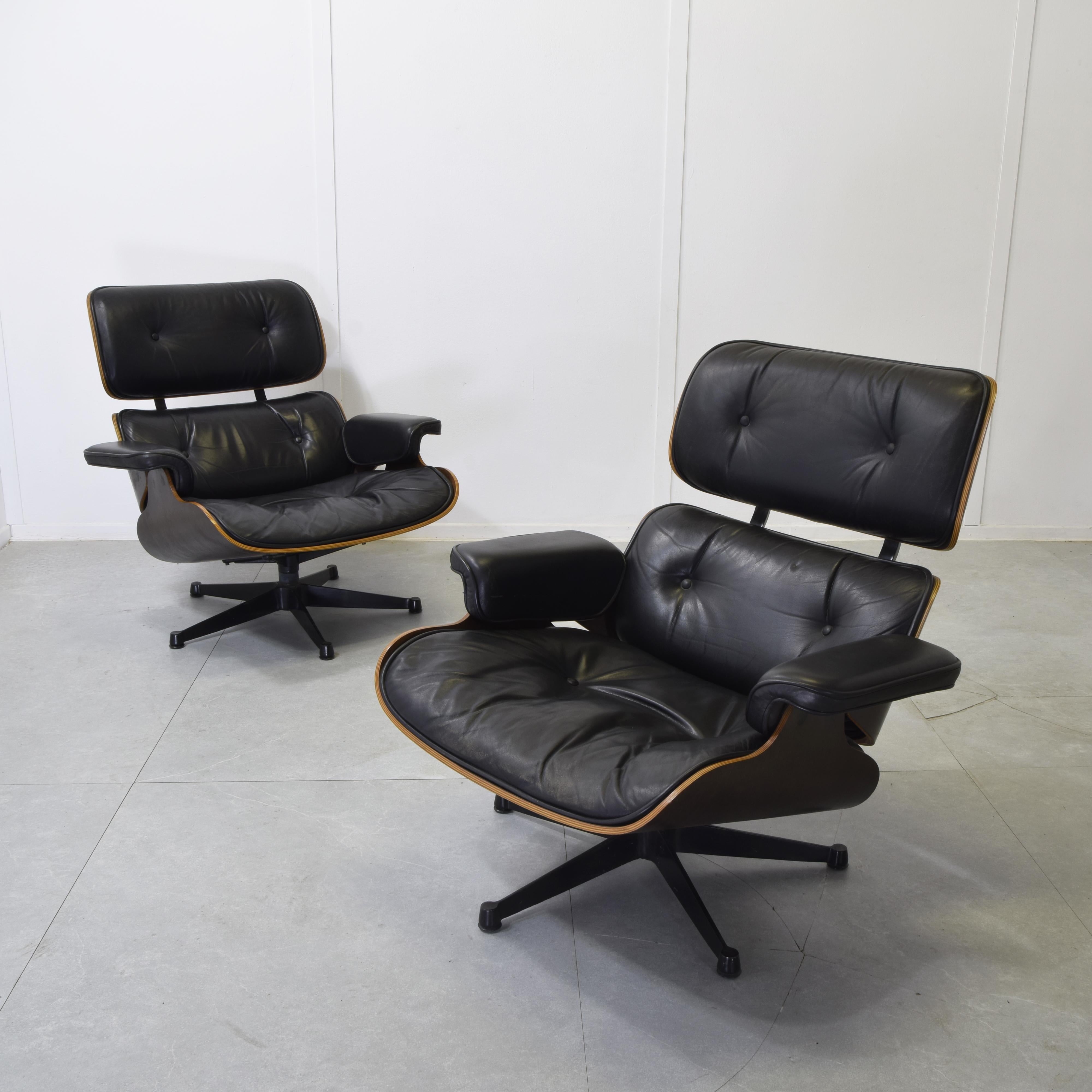 Sedia da salotto di Charles Eames per Herman Miller anni '70. (prima produzione) in vendita 3