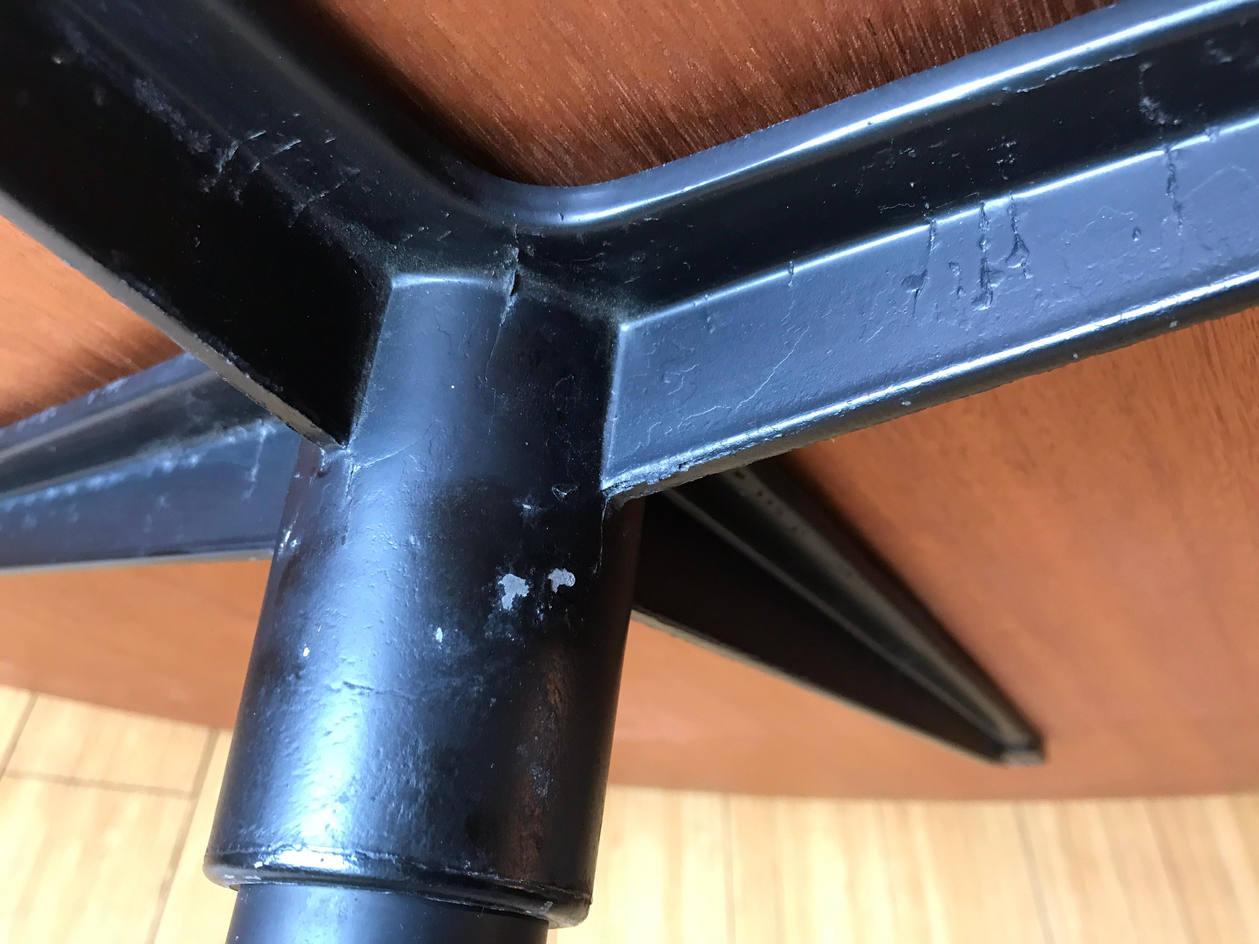 Metalwork Charles and Ray Eames Rosewood Dinette Table