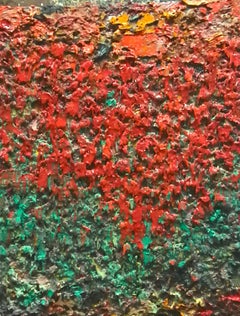 Rojo sobre verde