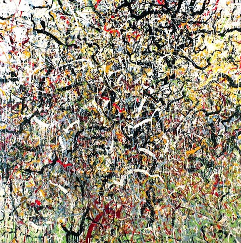 Abstract Painting di Charles Eckart - La regione selvaggia di Tomasini Creek