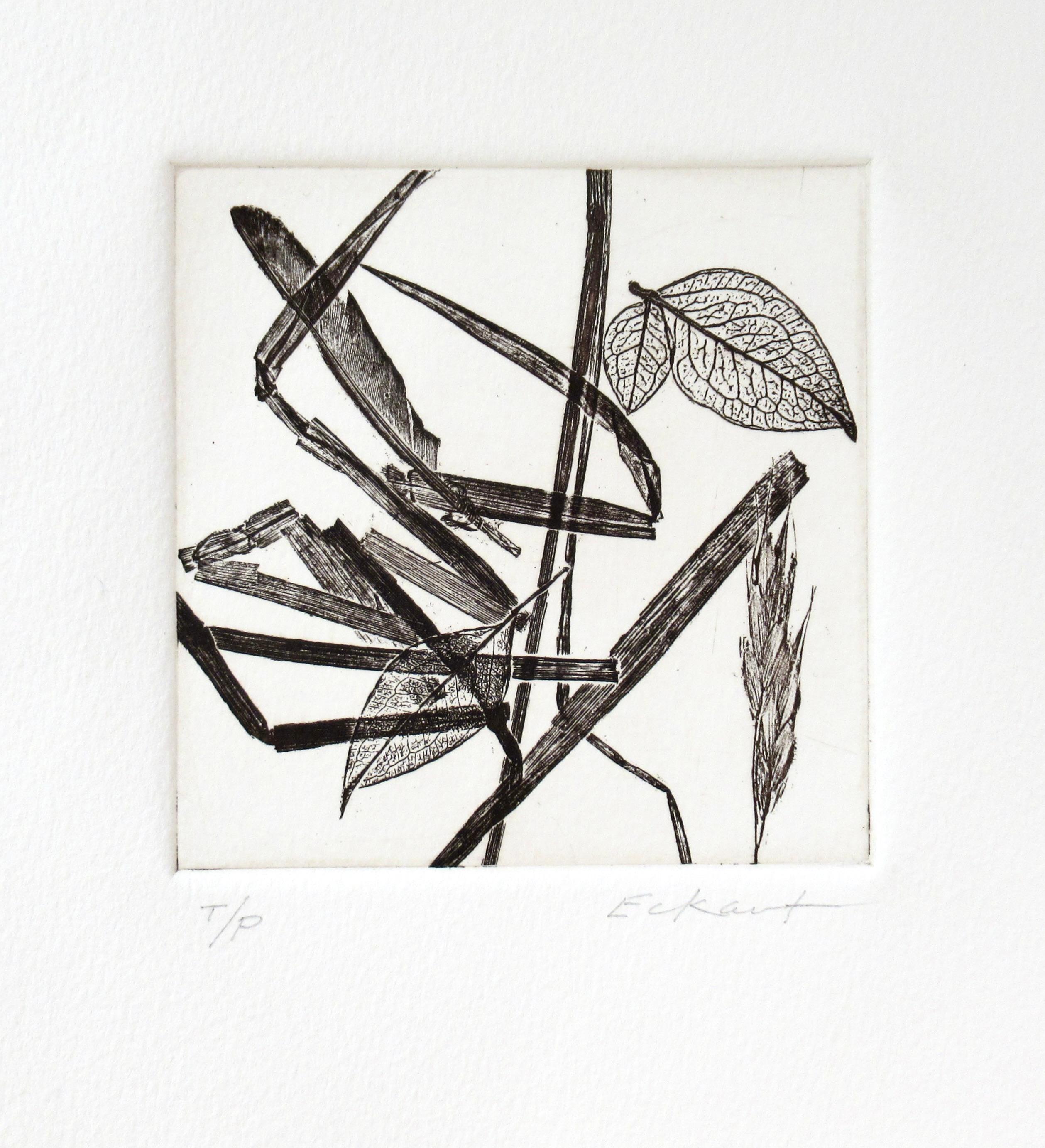 Charles Eckart Figurative Print - Leafs