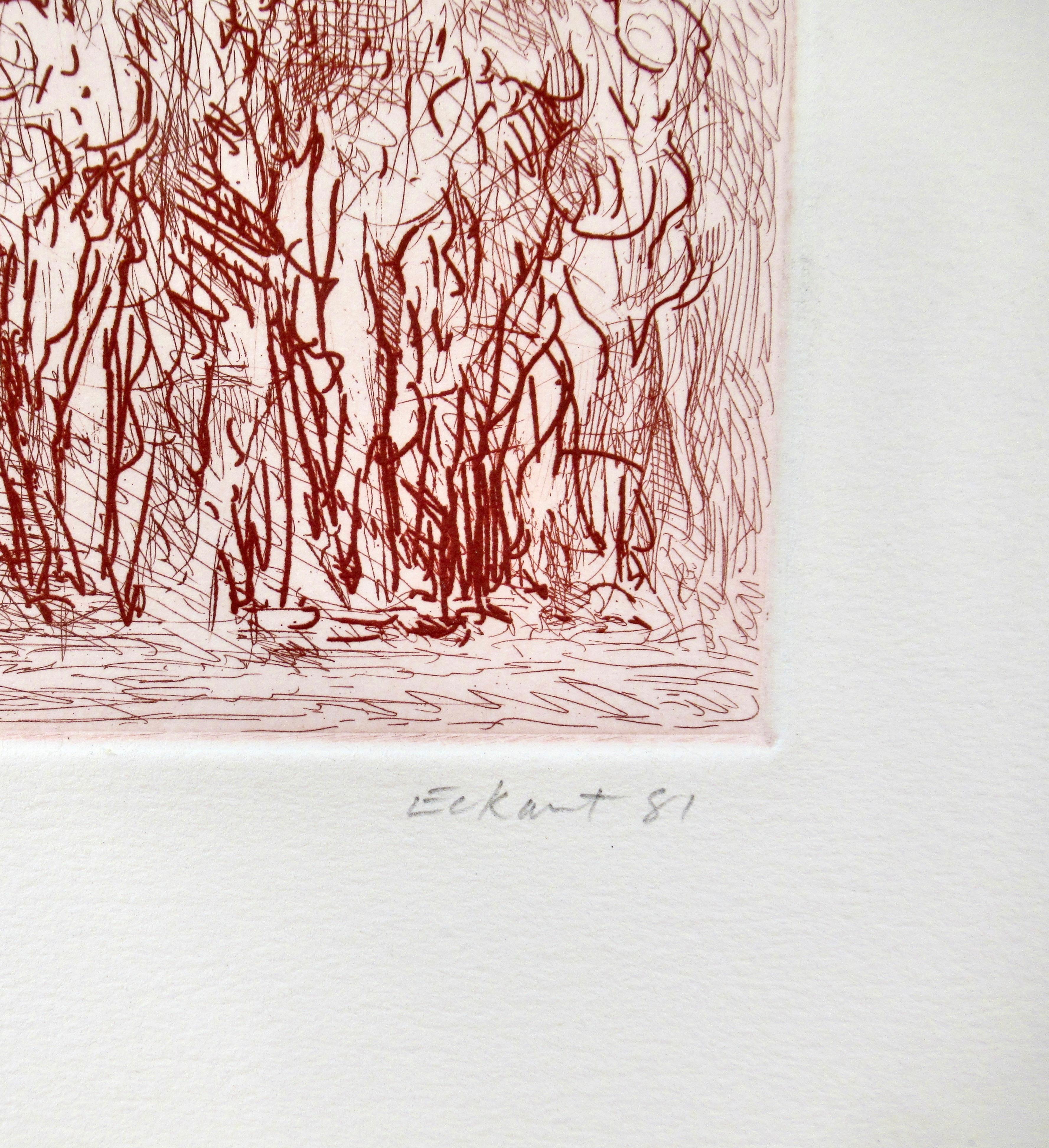 Akt III (Beige), Nude Print, von Charles Eckart
