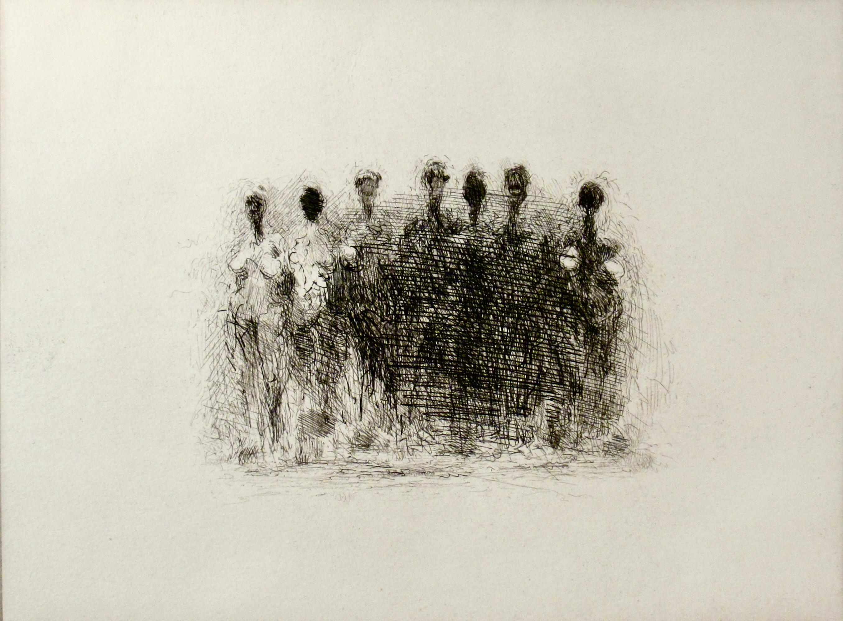 Seven Nudes - Print de Charles Eckart