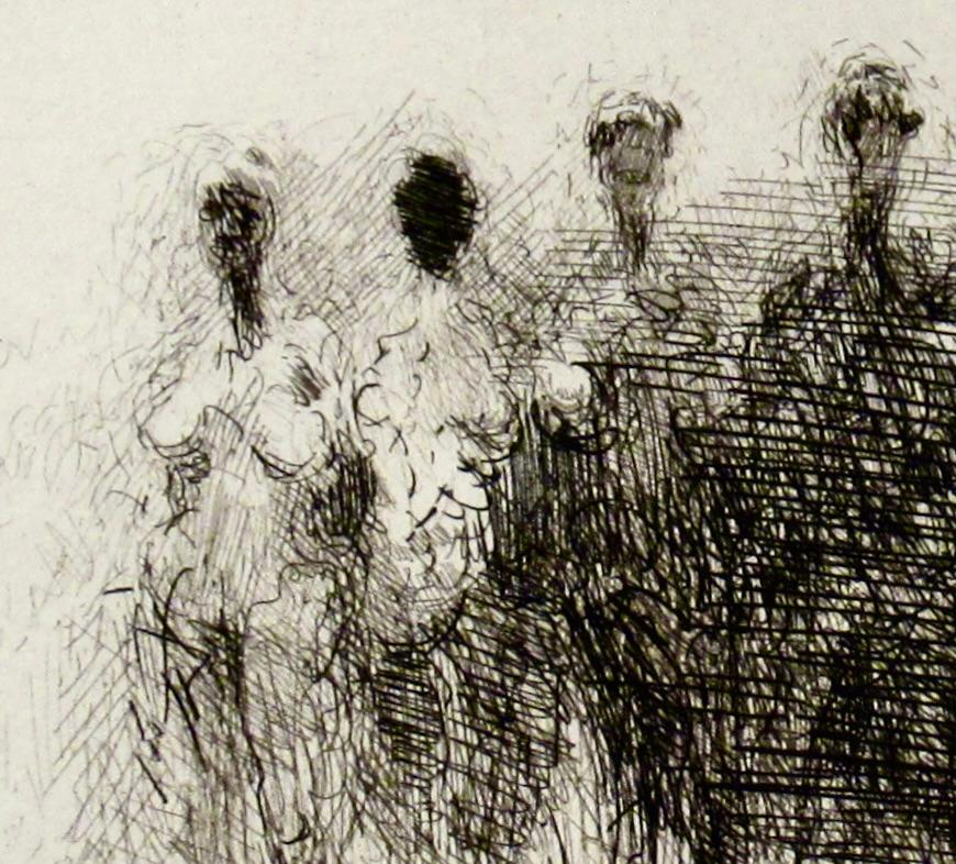 Seven Nudes - Beige Nude Print par Charles Eckart