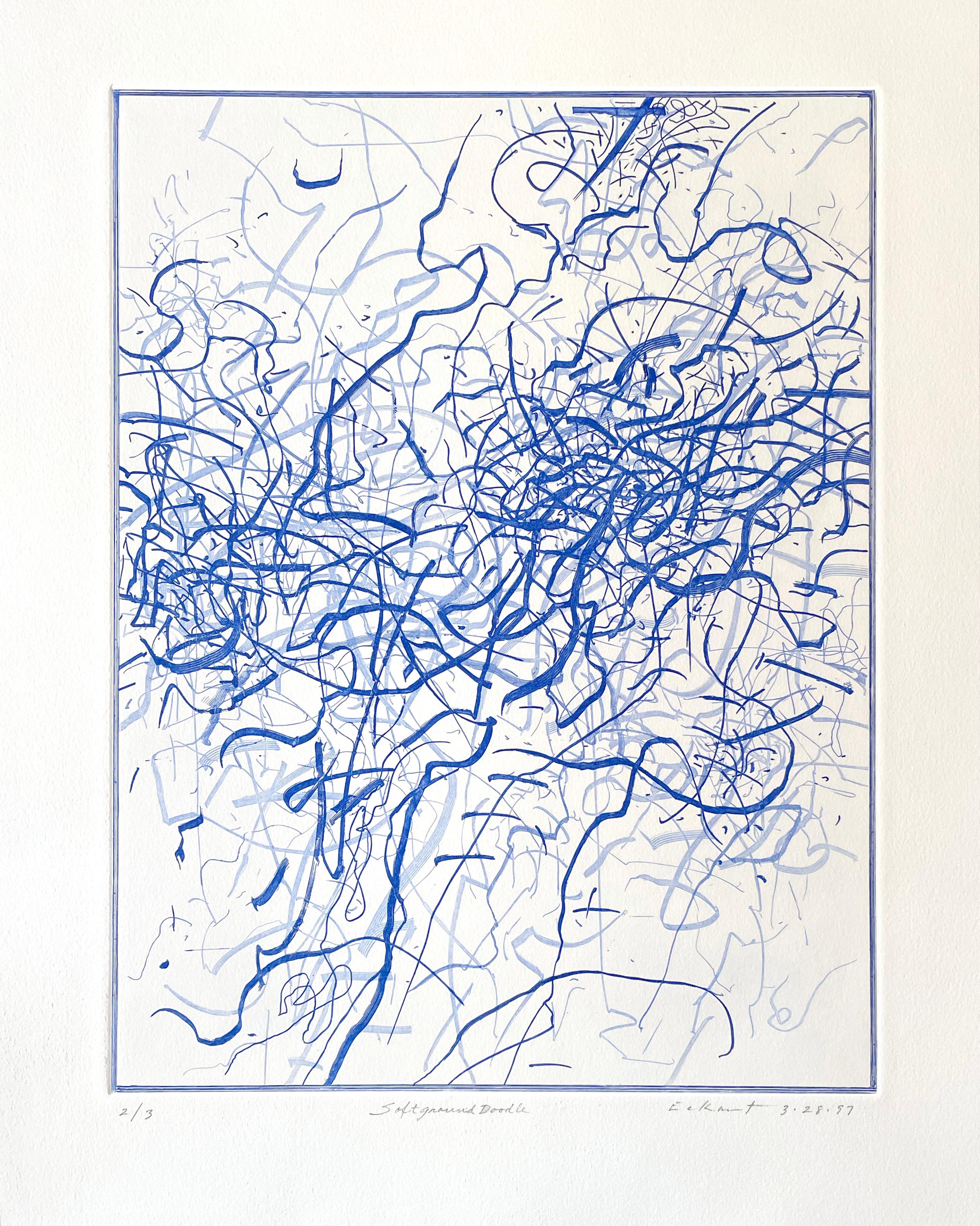 Soft Ground Doodle, by Charles Eckart For Sale 1