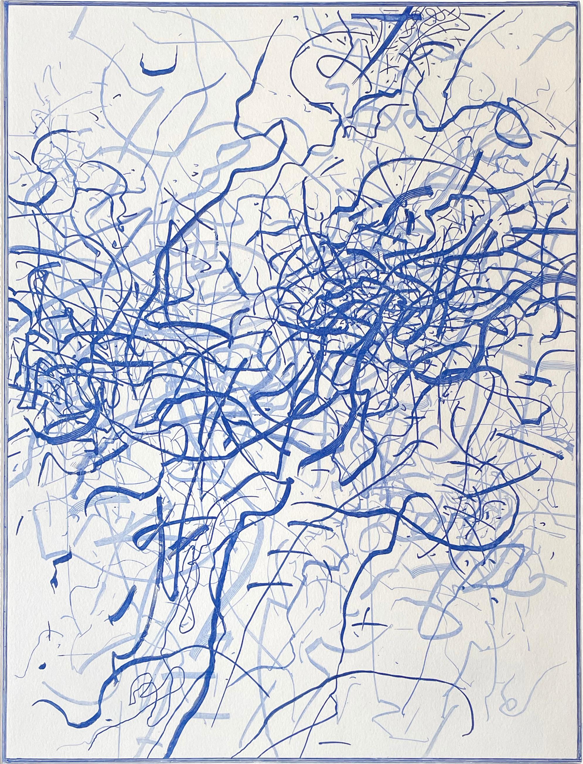 Charles Eckart Abstract Print - Soft Ground Doodle
