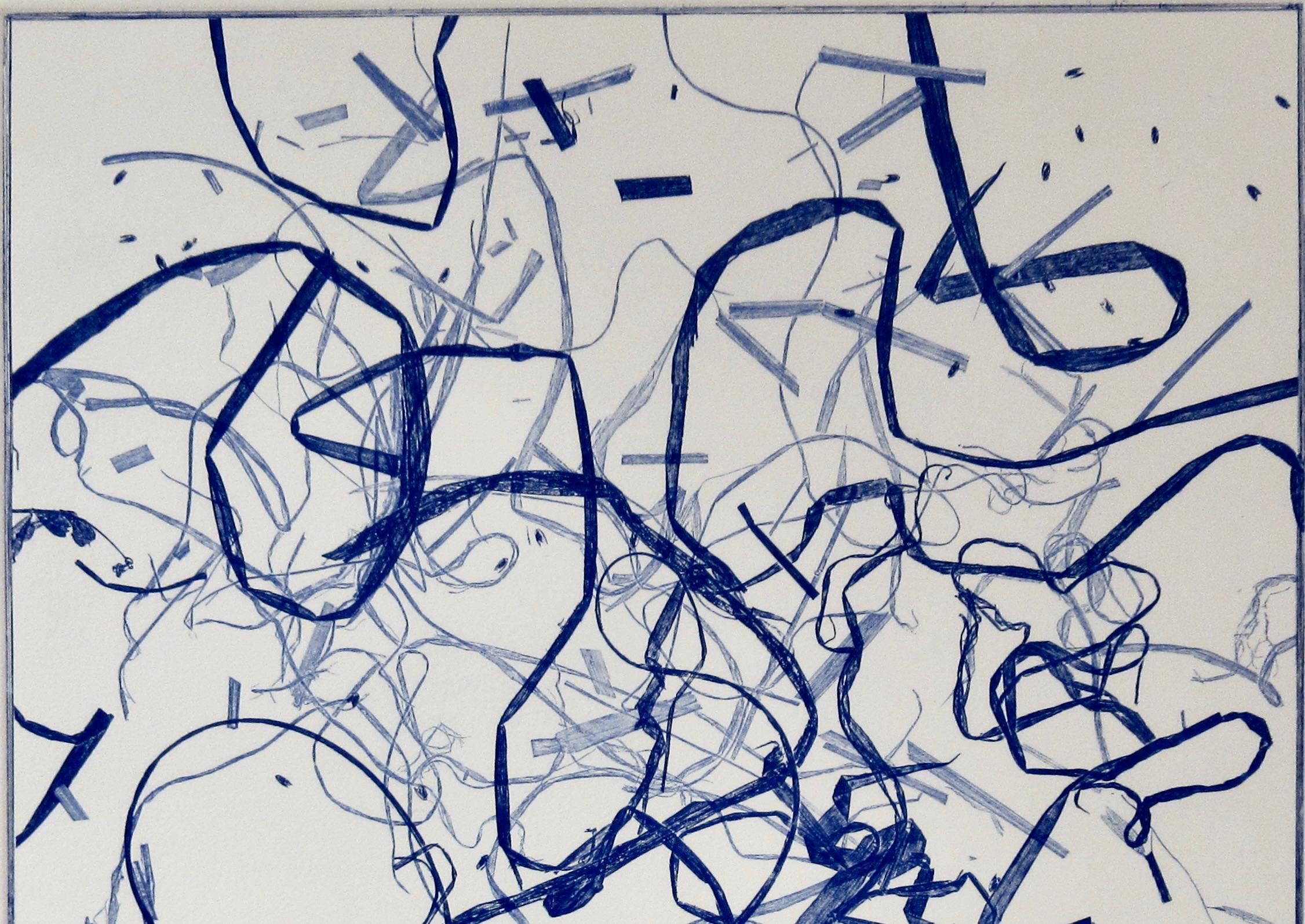 Untitled - Abstract Expressionist Print by Charles Eckart
