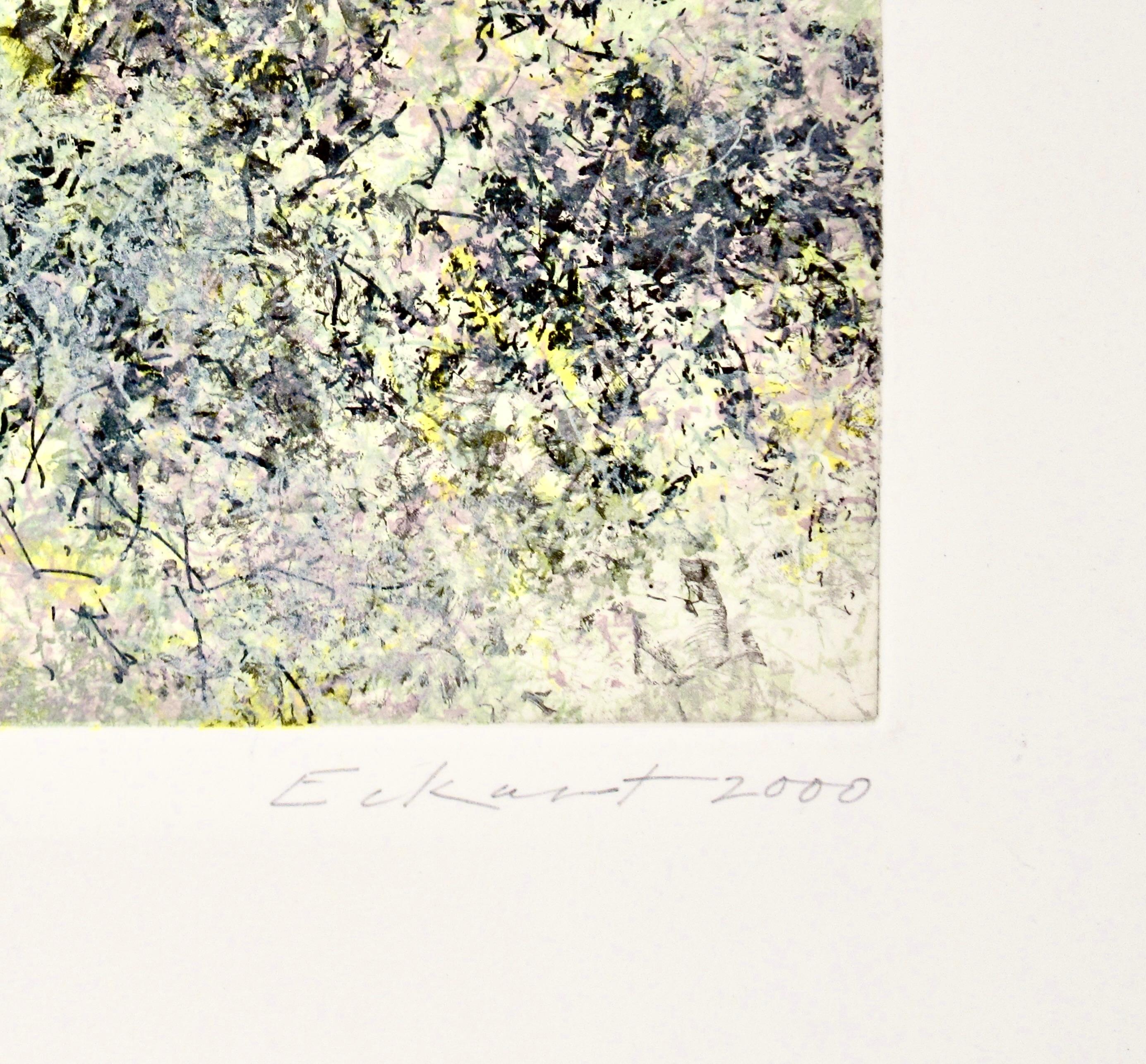 Untitled I - Beige Abstract Print by Charles Eckart